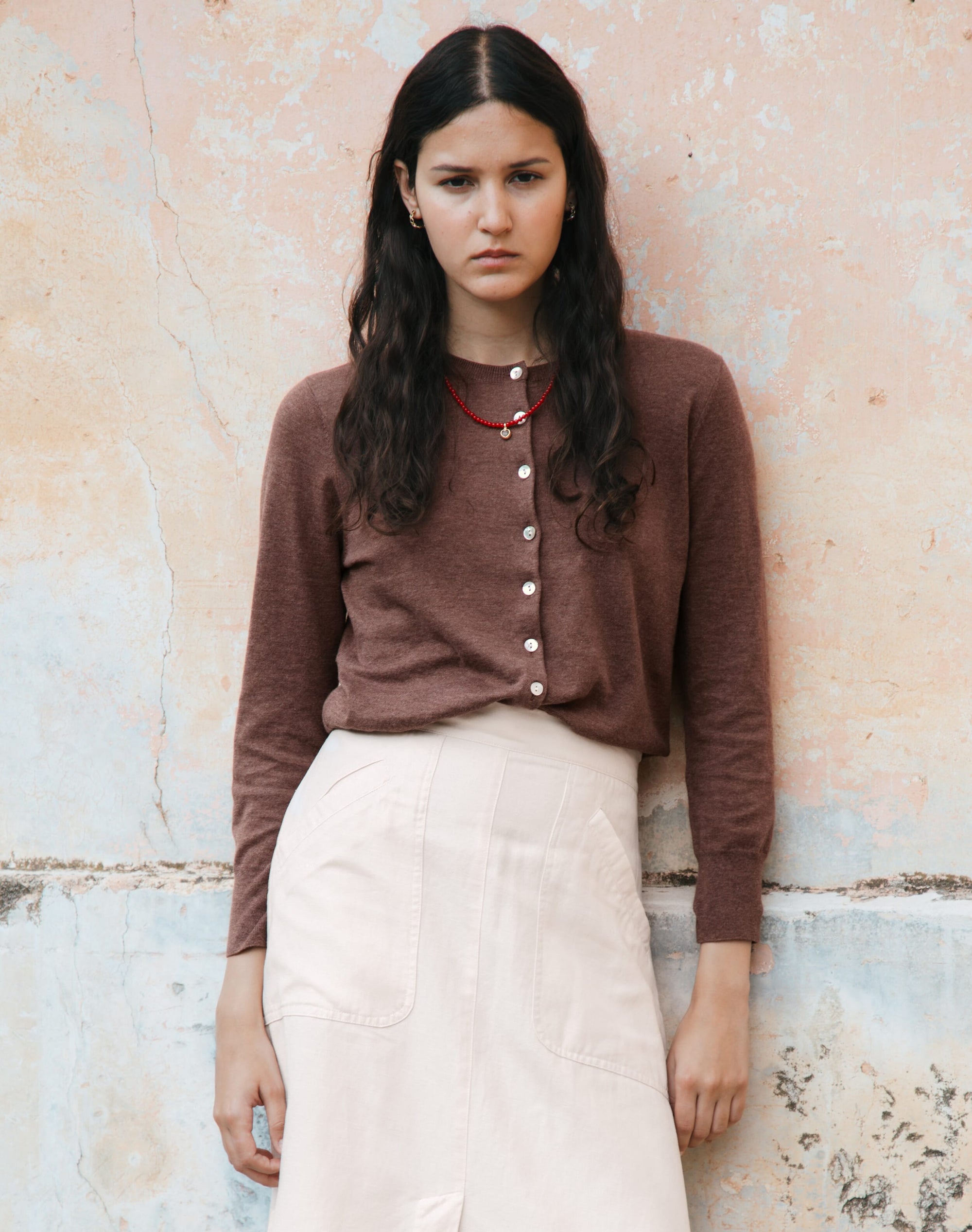 Cotton Knit Cardigan