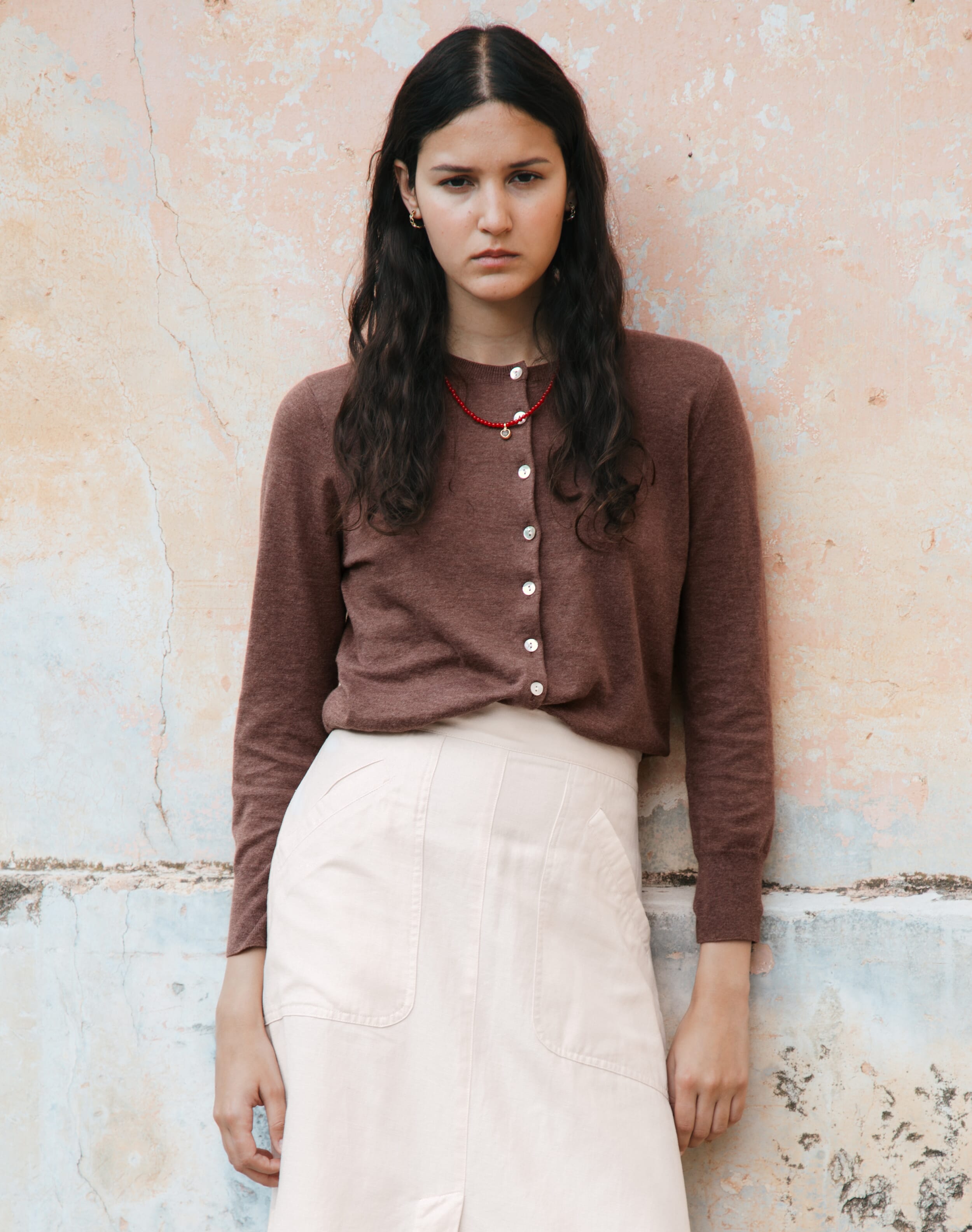 Cotton Knit Cardigan