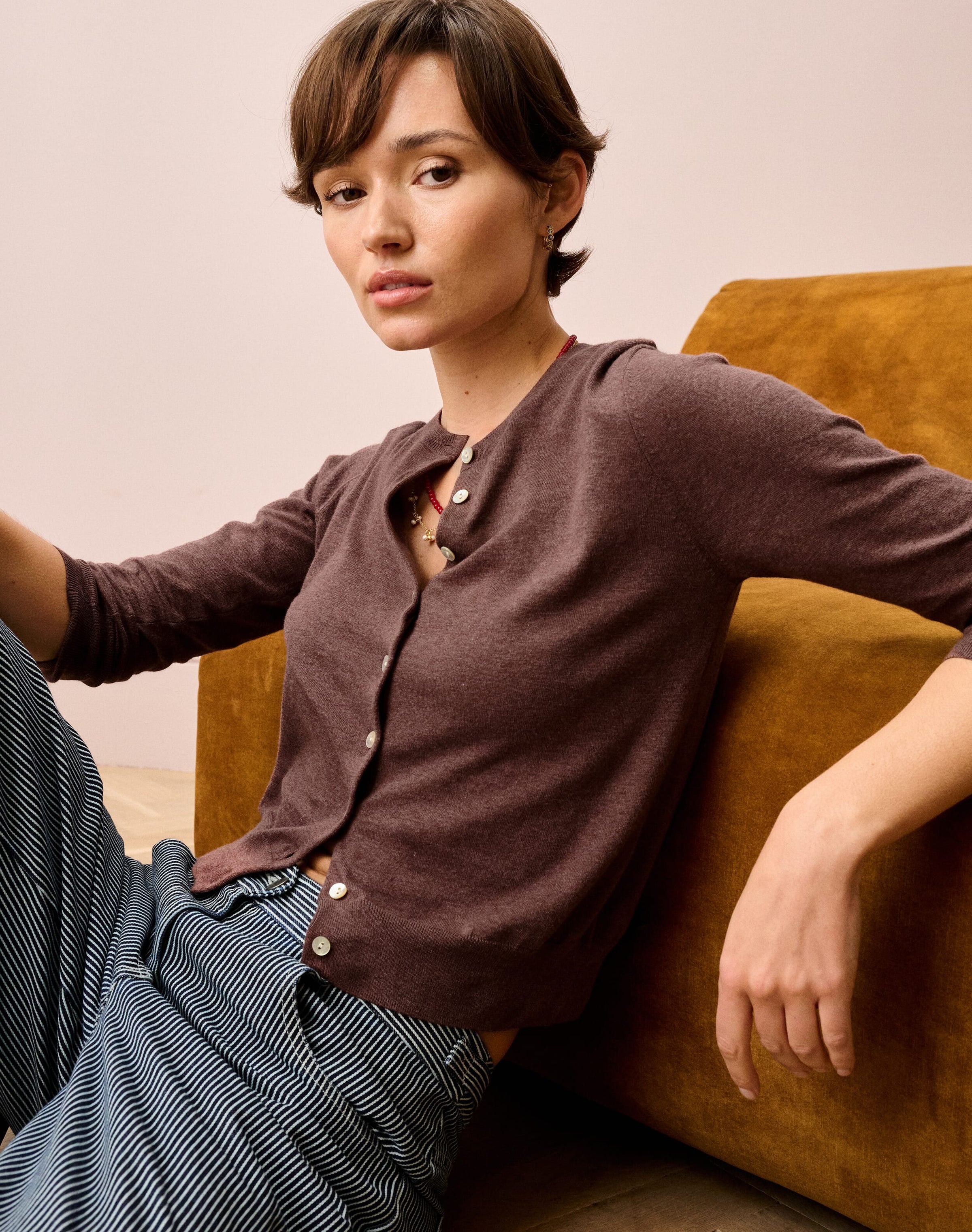 Cotton Knit Cardigan