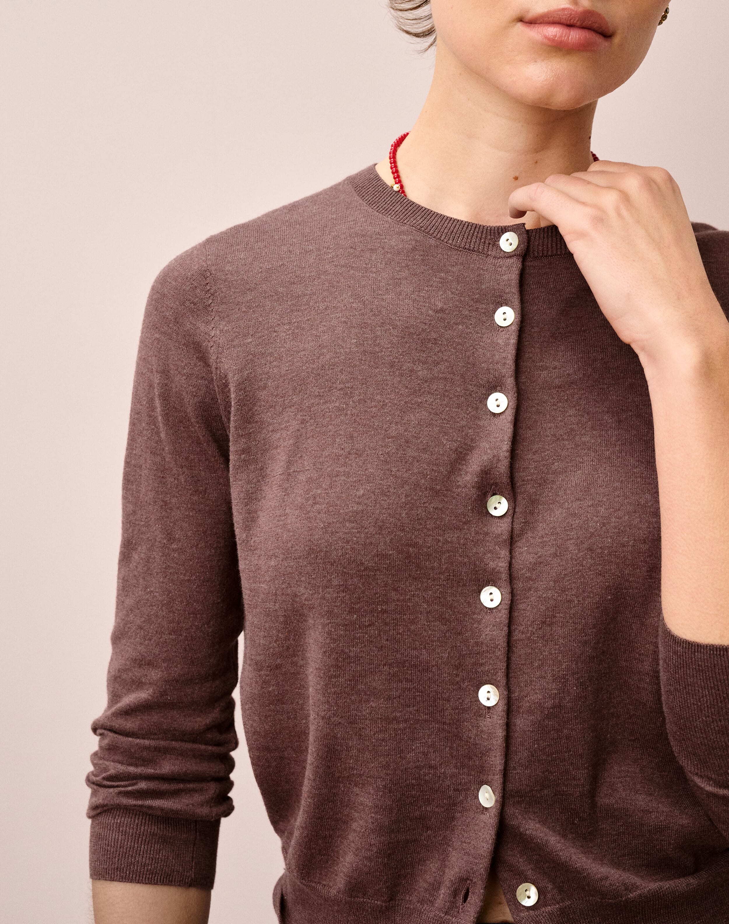 Cotton Knit Cardigan