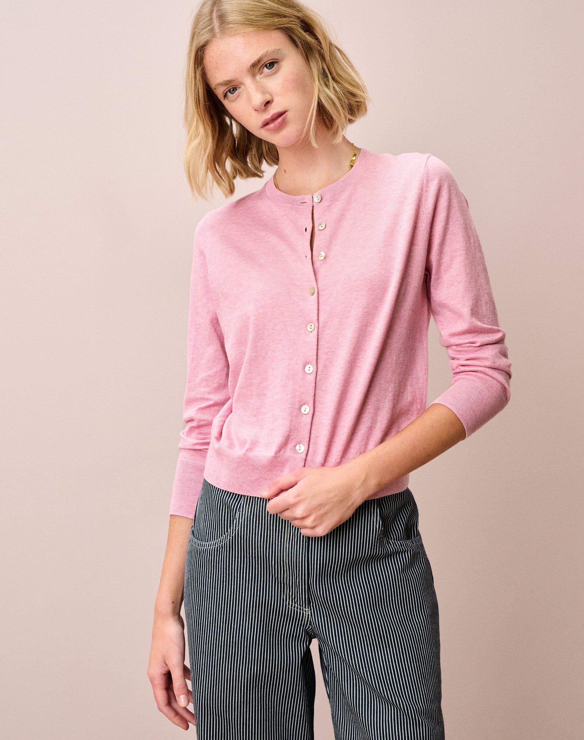 Cotton Knit Cardigan