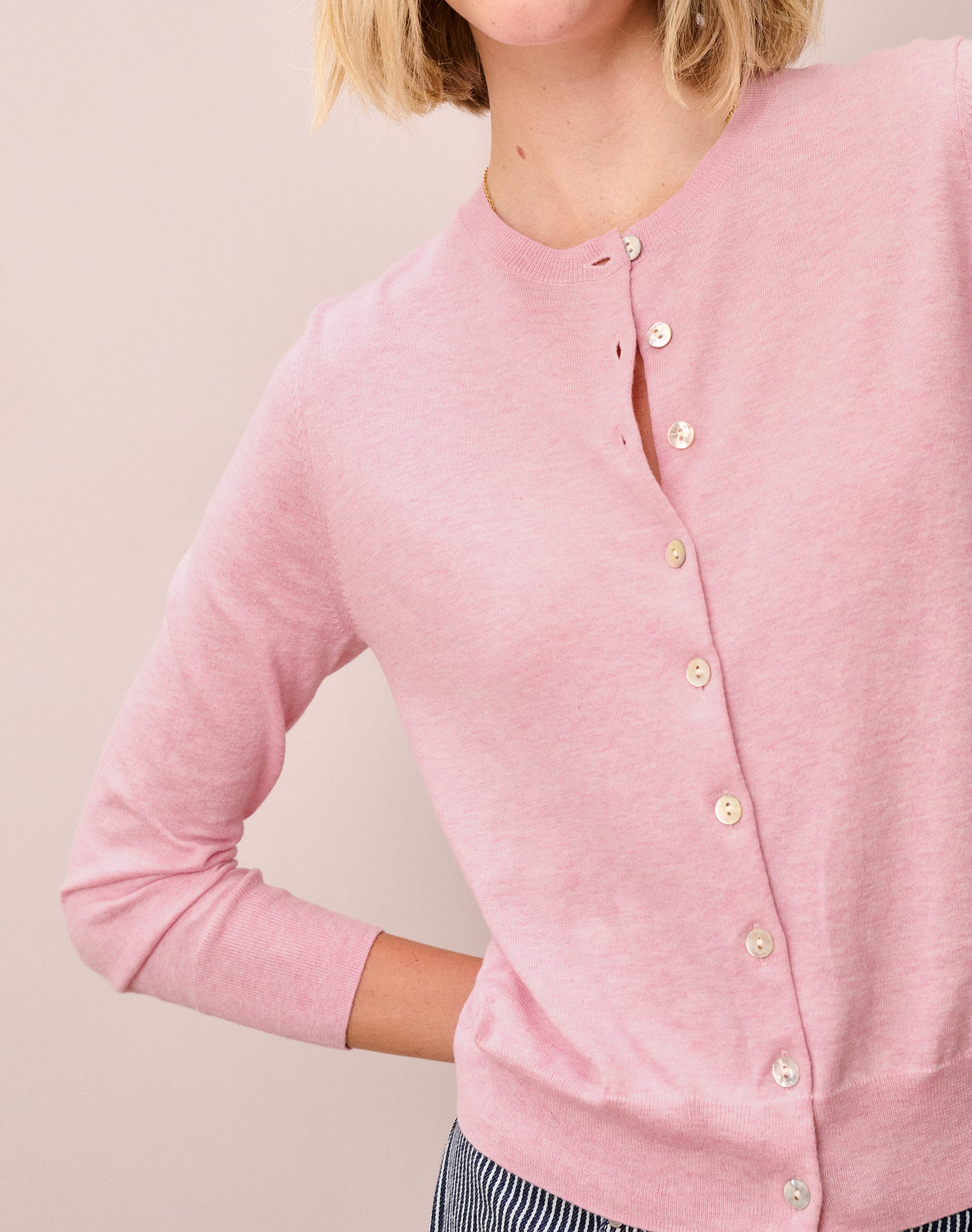 Cotton Knit Cardigan