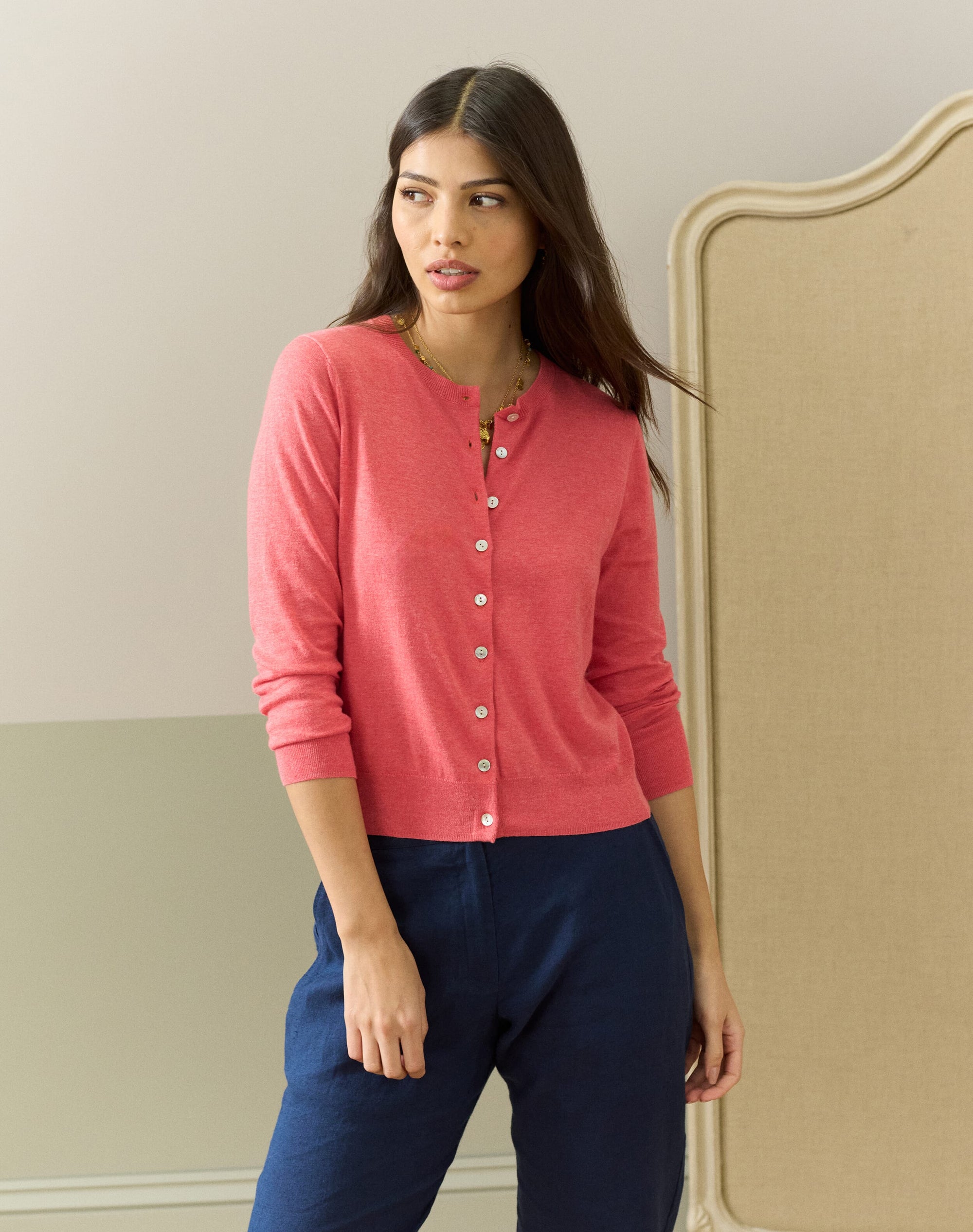 Cotton Knit Cardigan