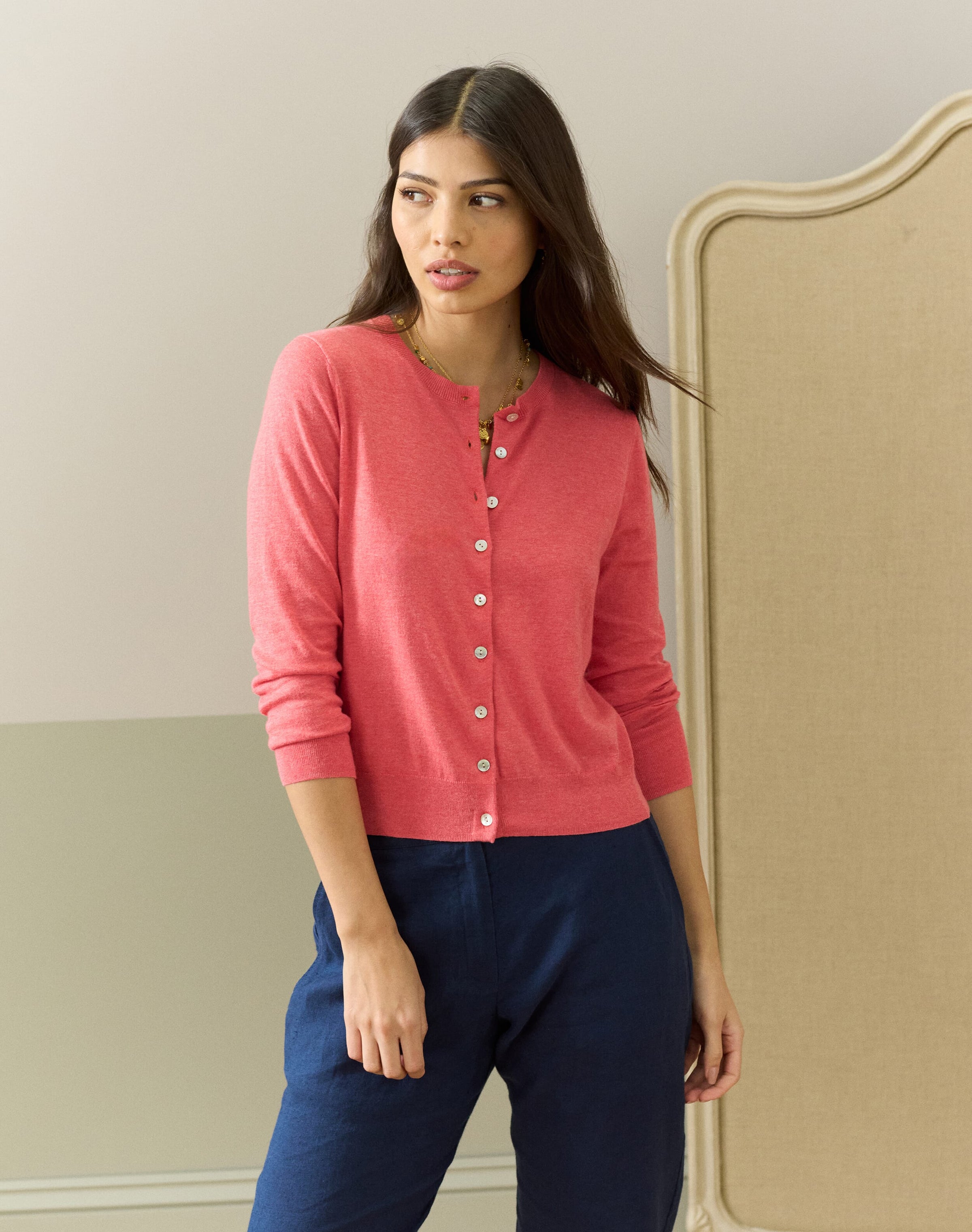 Cotton Knit Cardigan
