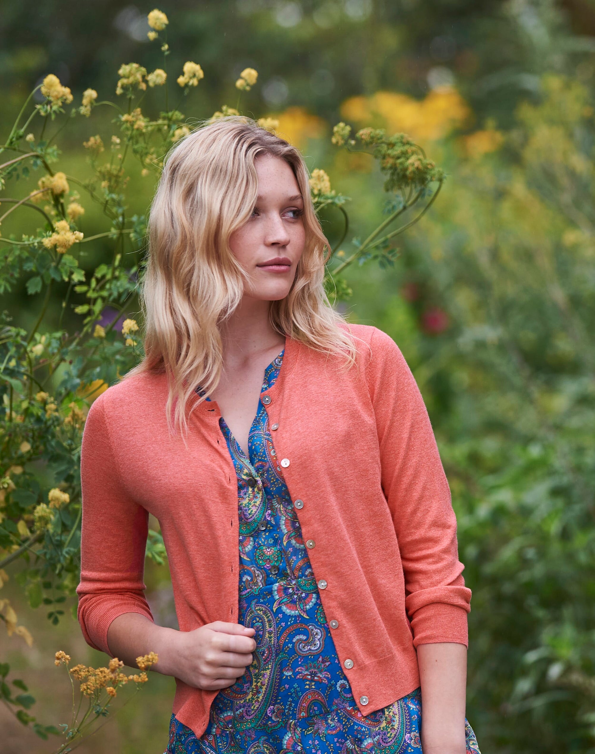 Cotton Knit Cardigan
