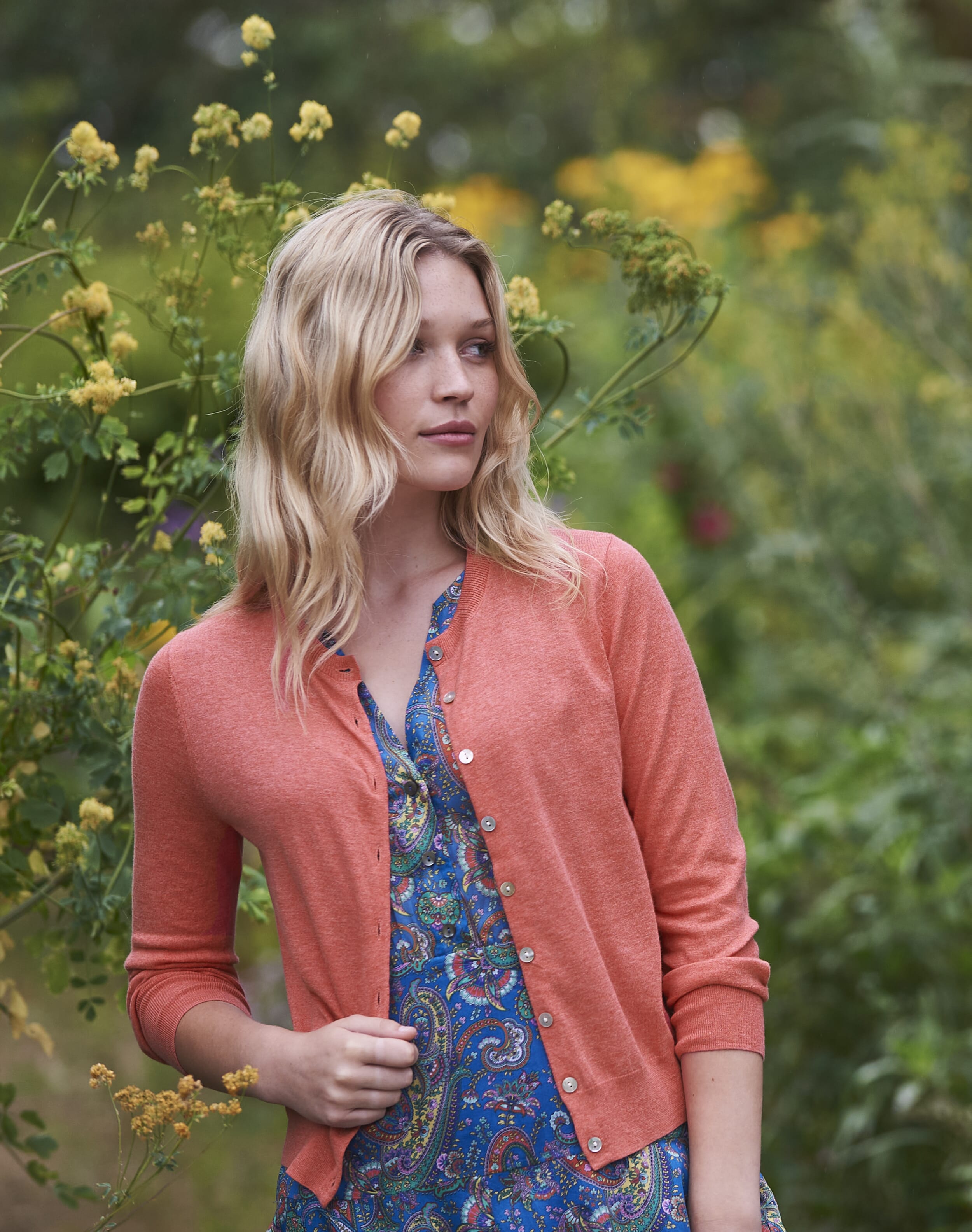 Cotton Knit Cardigan