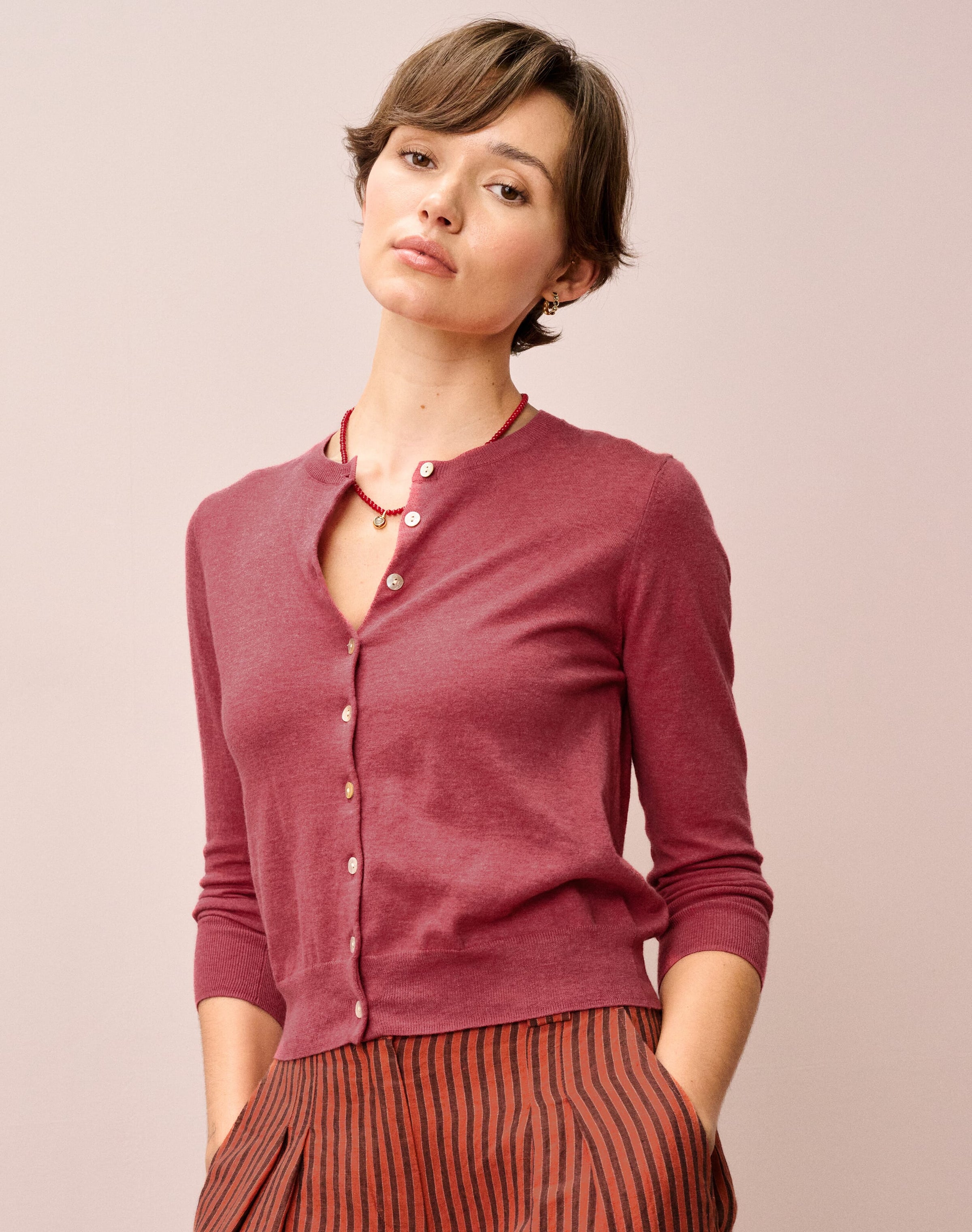 Cotton Knit Cardigan