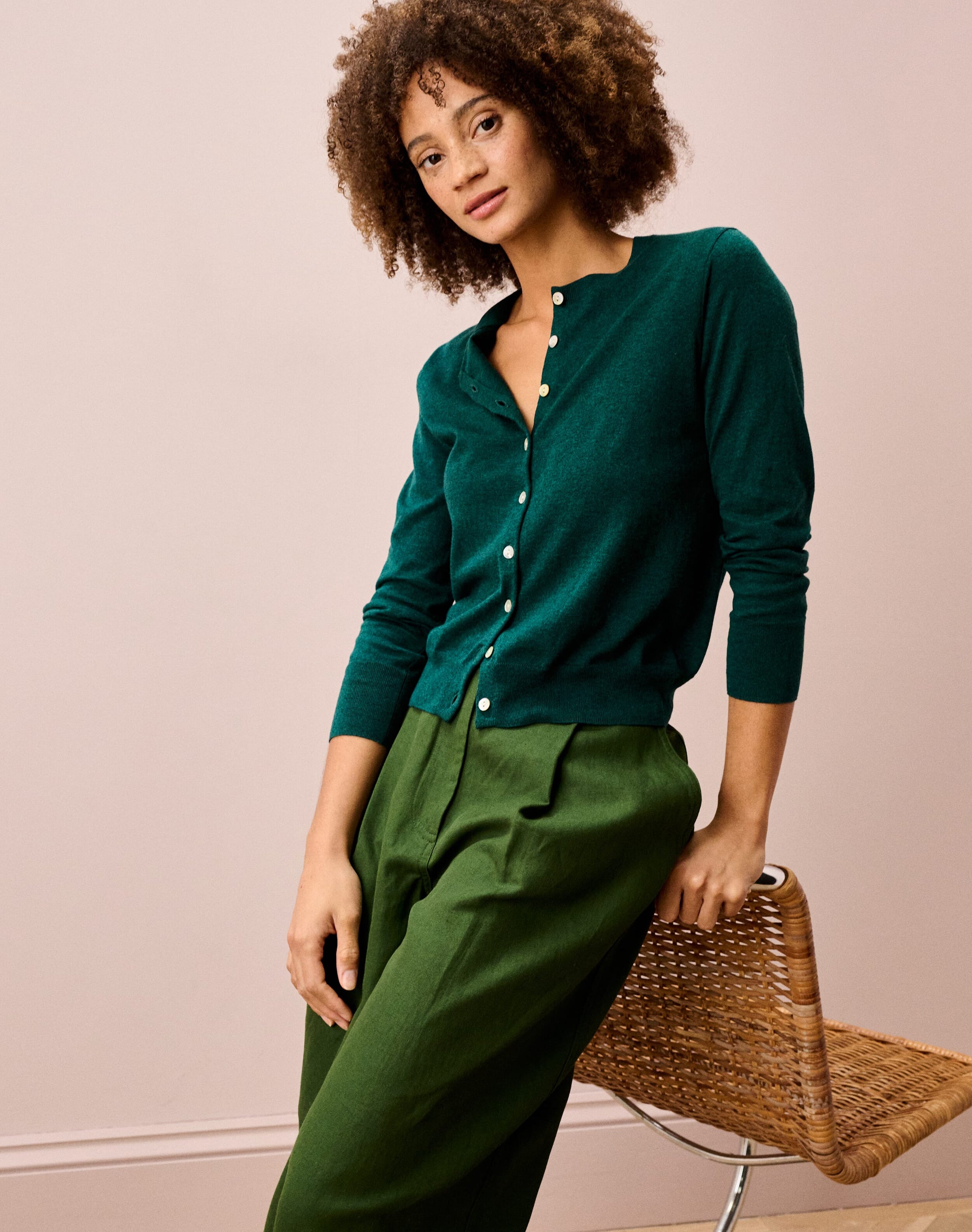 Cotton Knit Cardigan