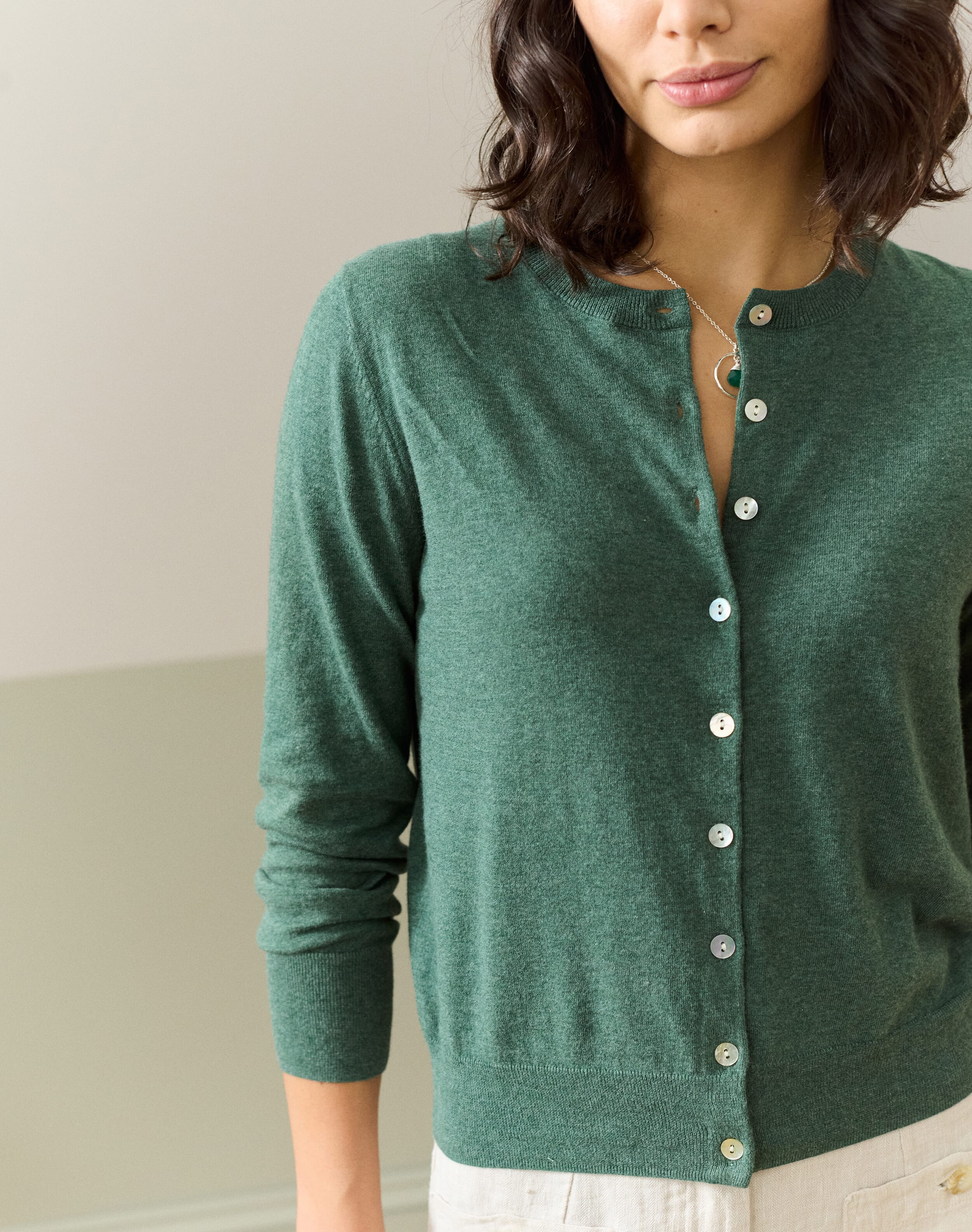 Cotton Knit Cardigan