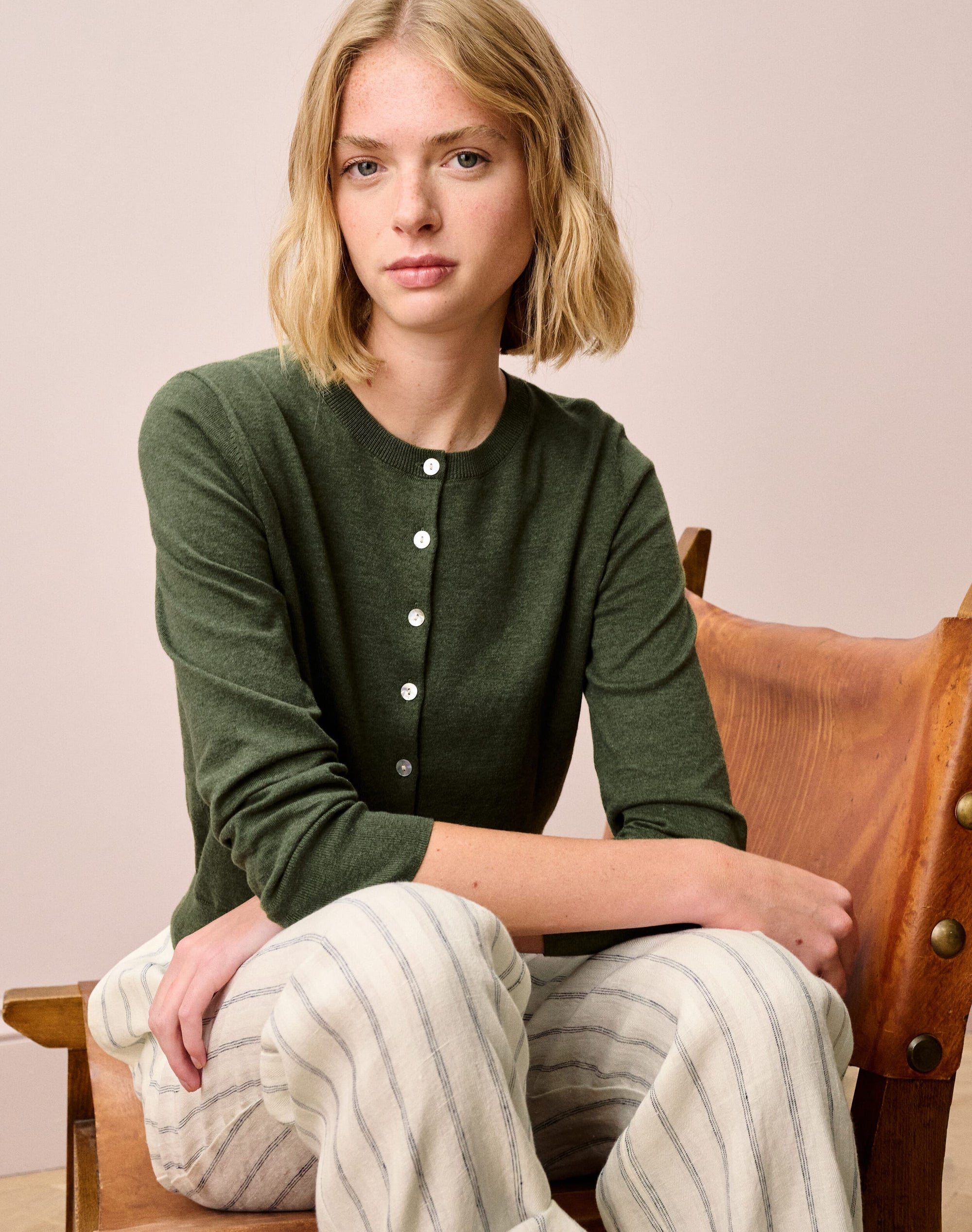 Cotton Knit Cardigan