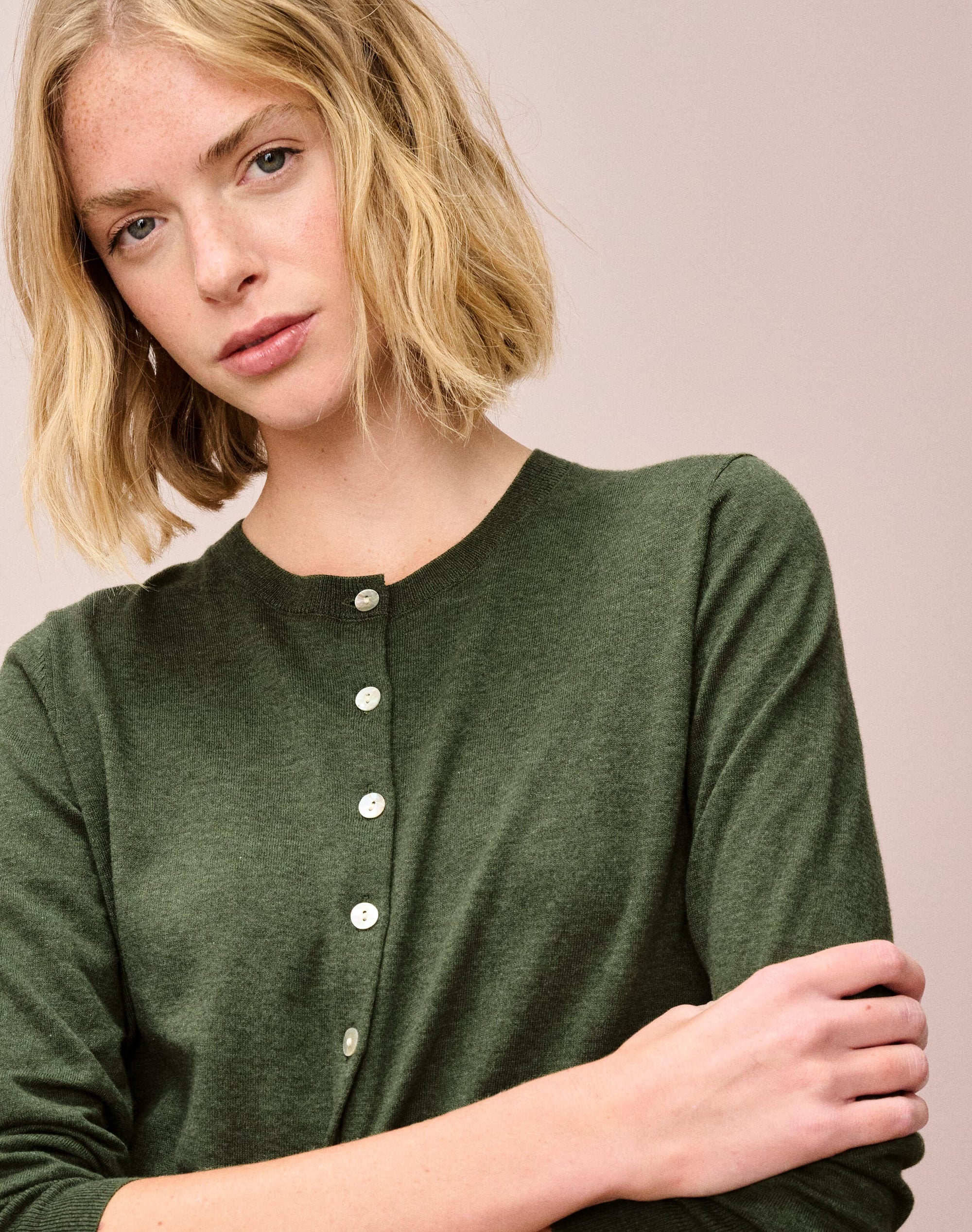 Cotton Knit Cardigan