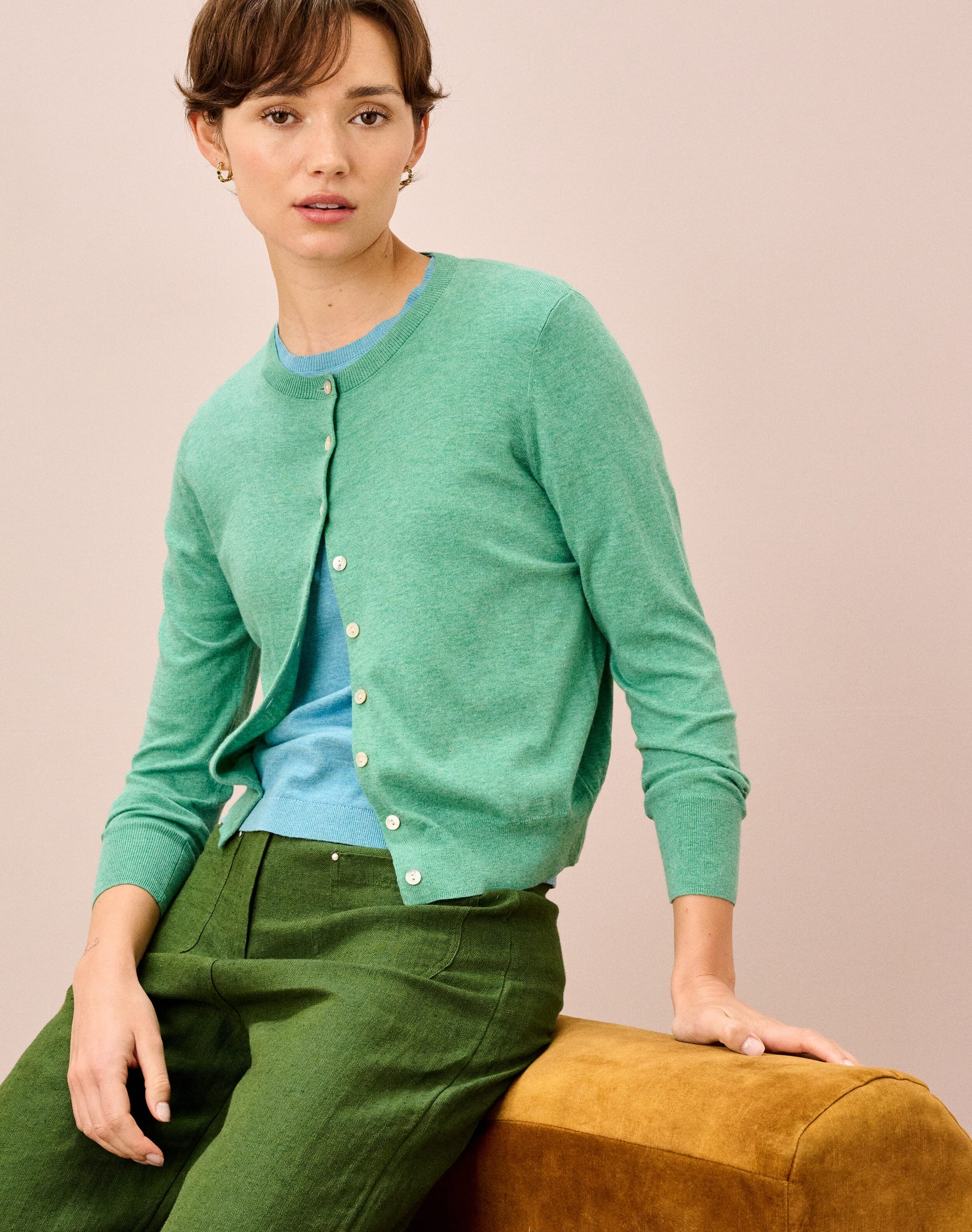 Cotton Knit Cardigan