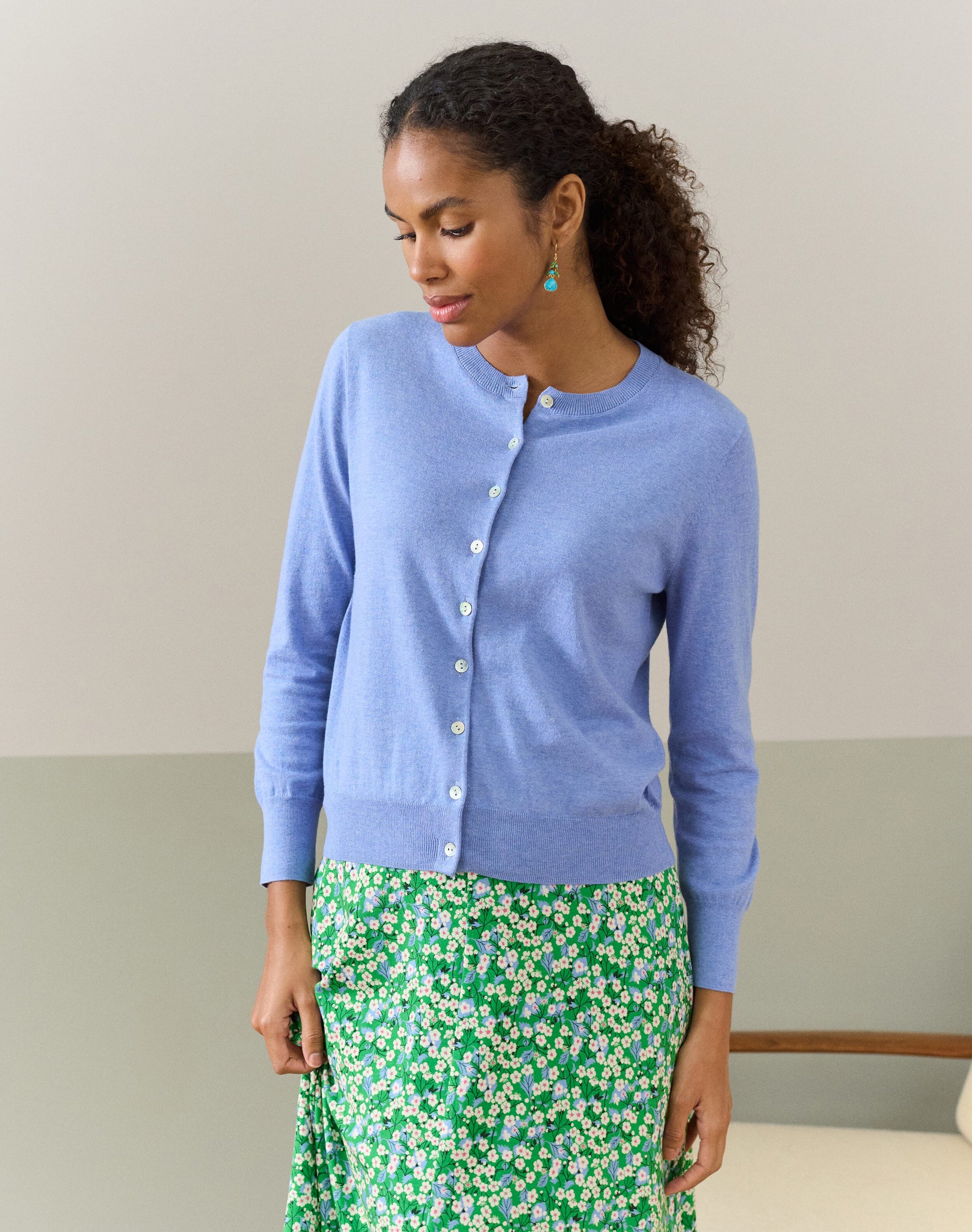 Cotton Knit Cardigan