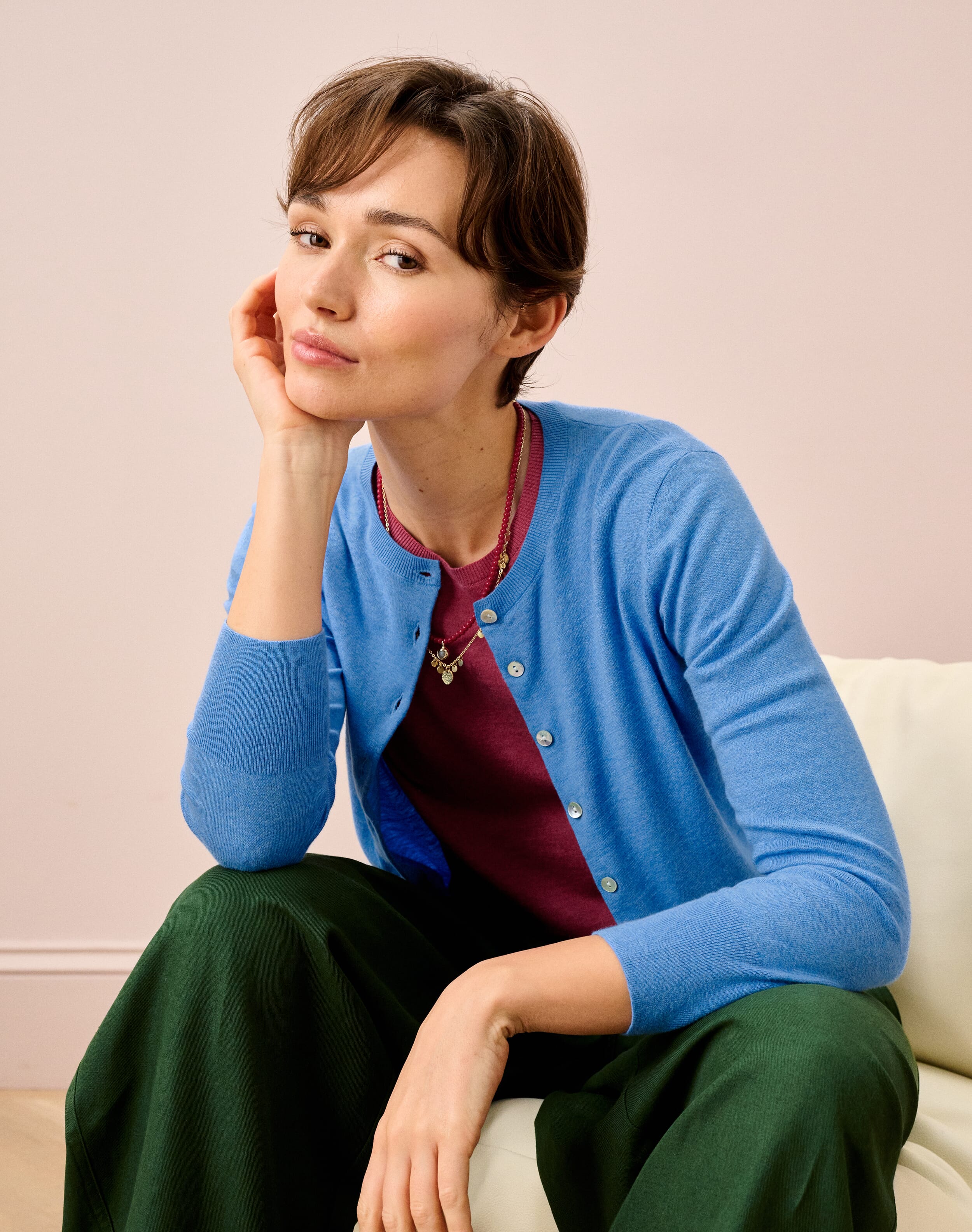 Cotton Knit Cardigan