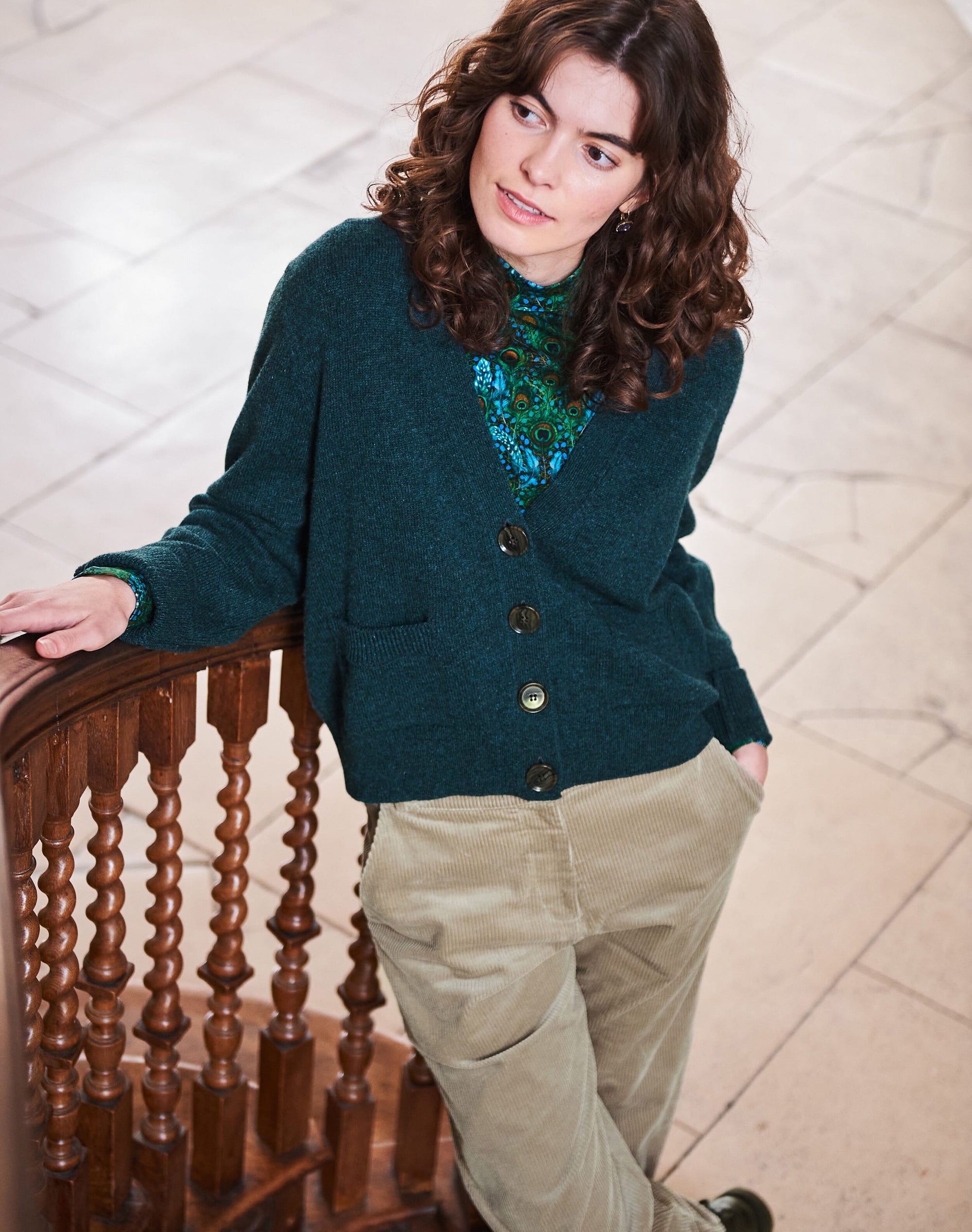 Supersoft Lambswool Pocket Cardigan