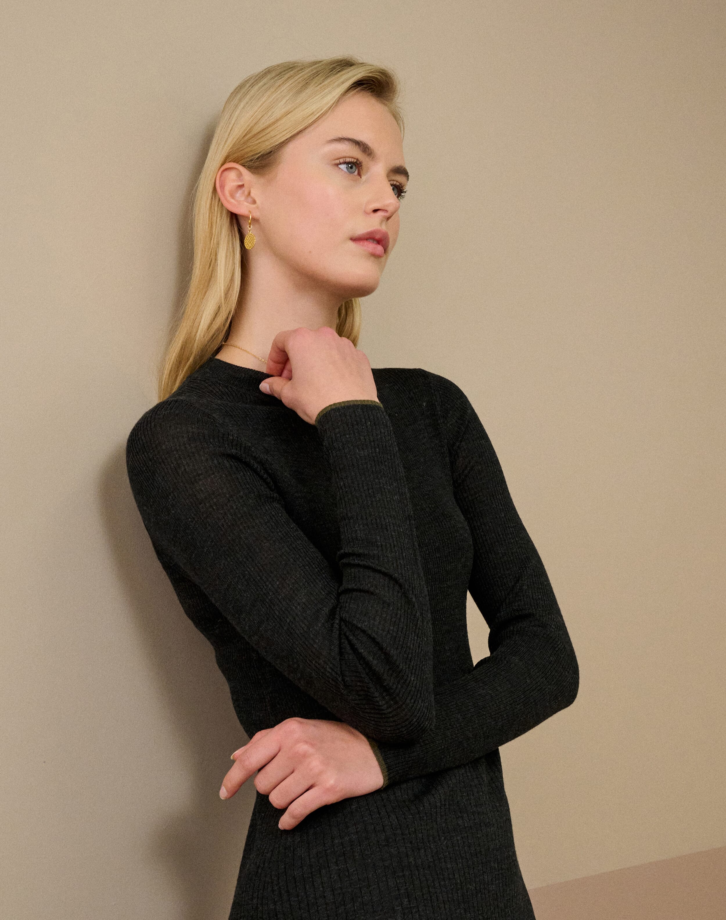 Merino Ribbed Dress