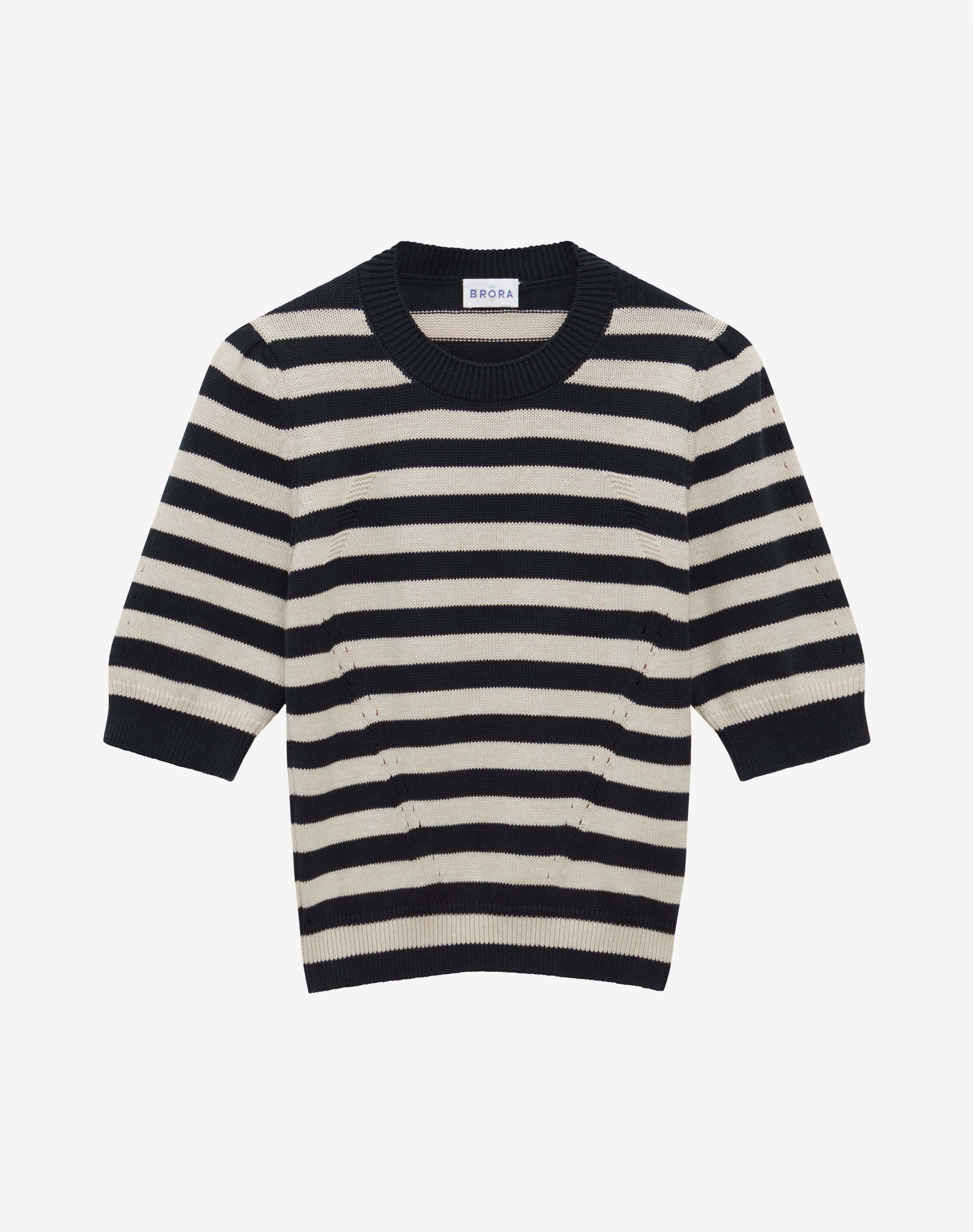 Cotton Knit Stripe Jumper