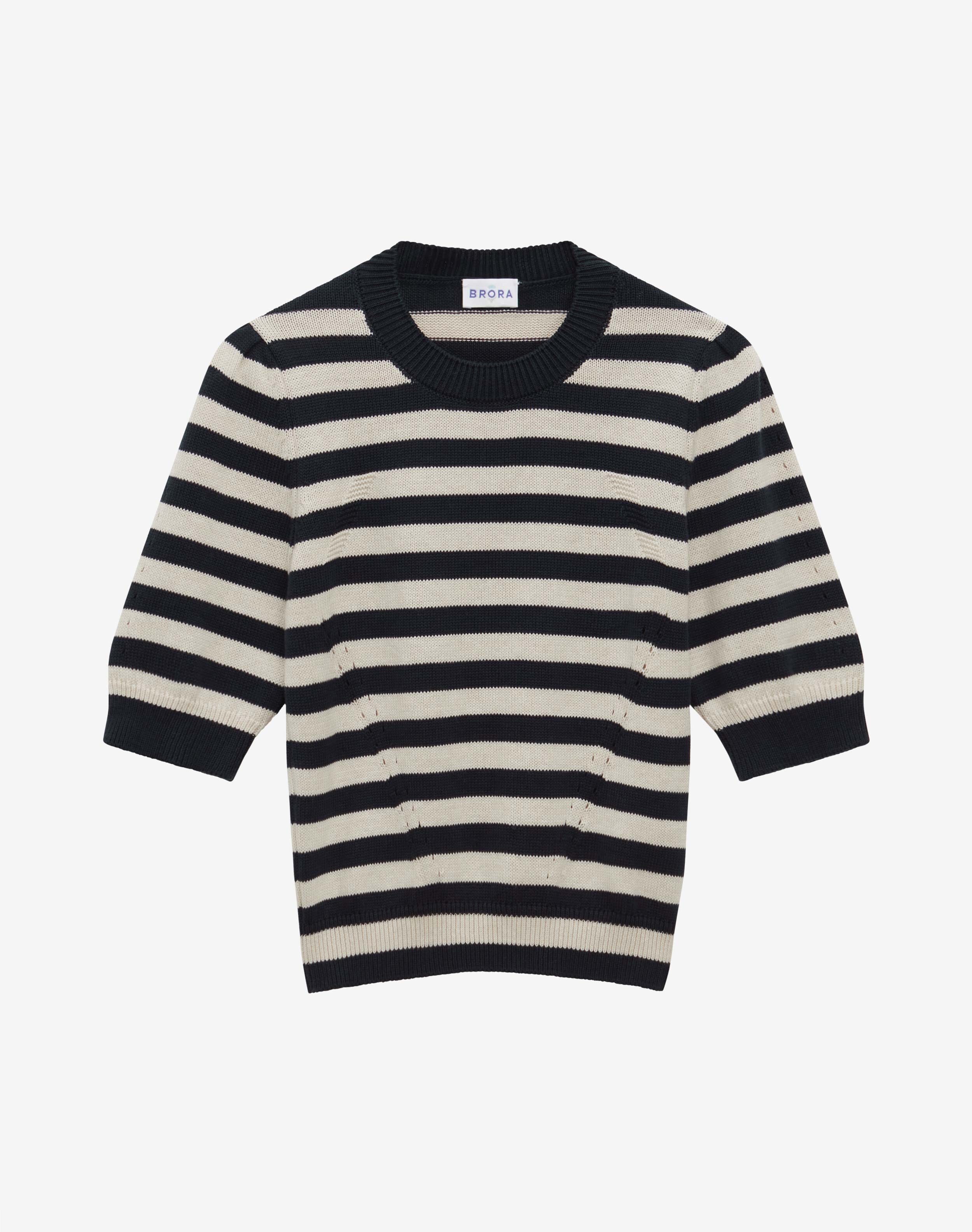 Cotton Knit Stripe Jumper
