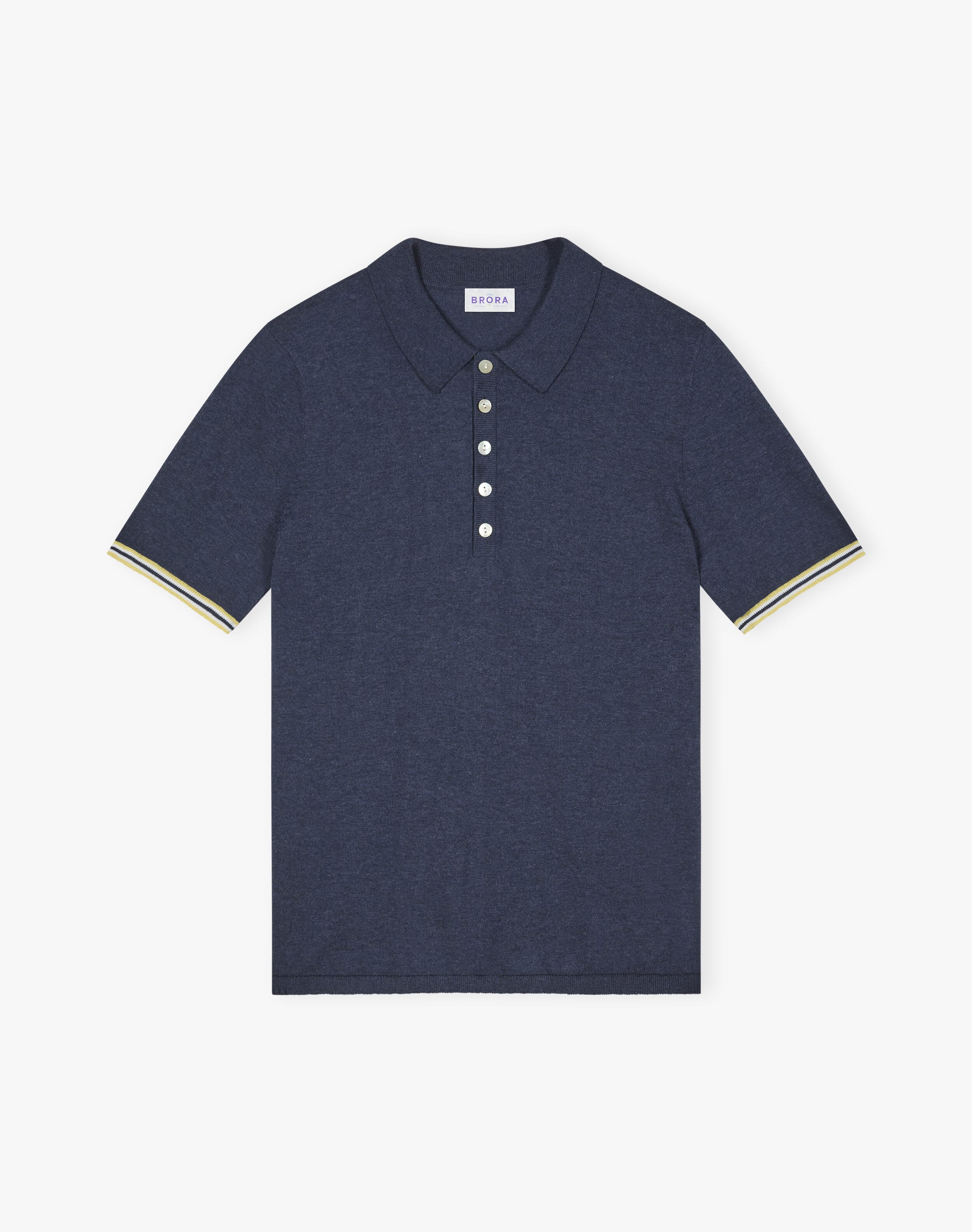 Cotton Knit Polo Shirt