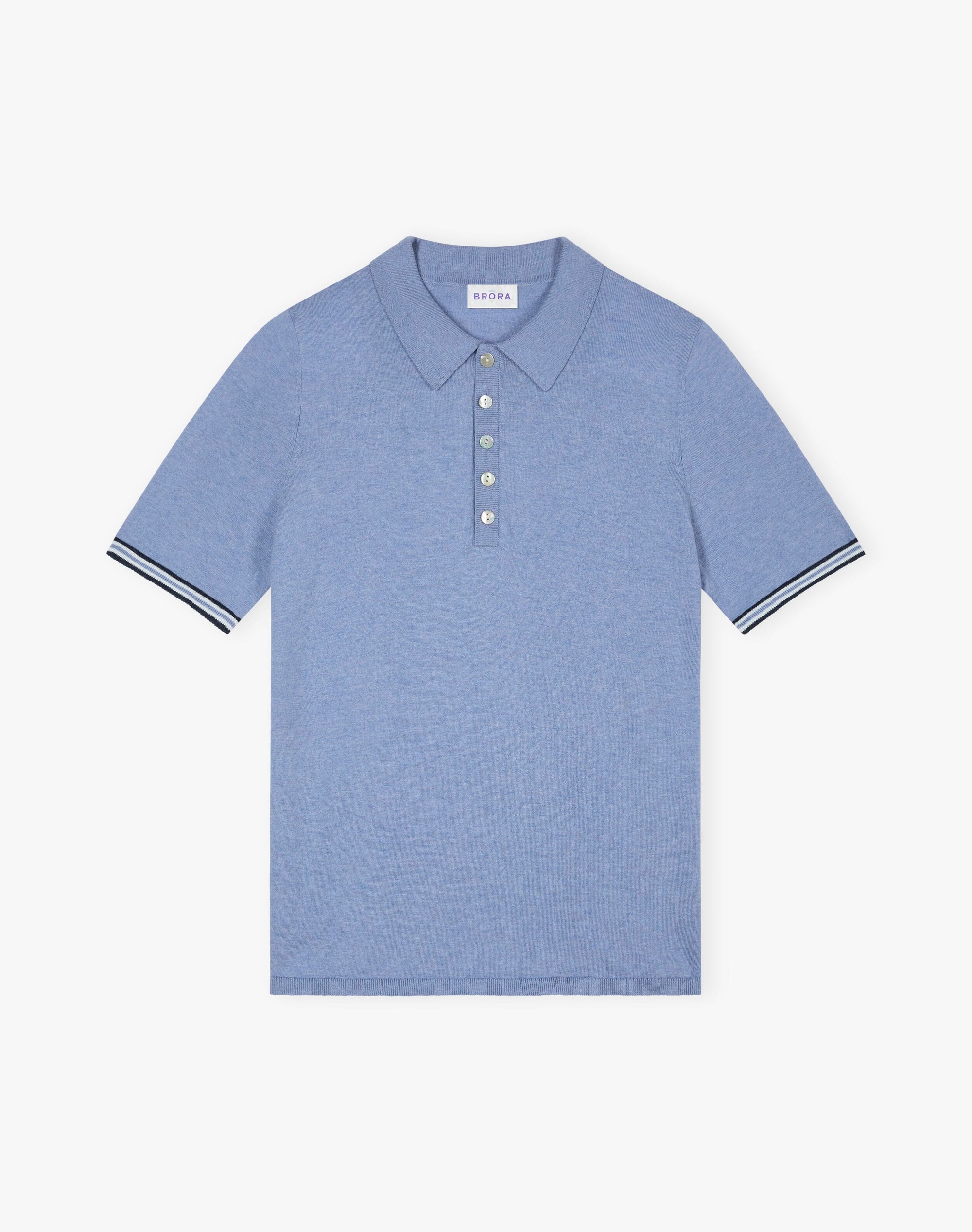 Cotton Knit Polo Shirt