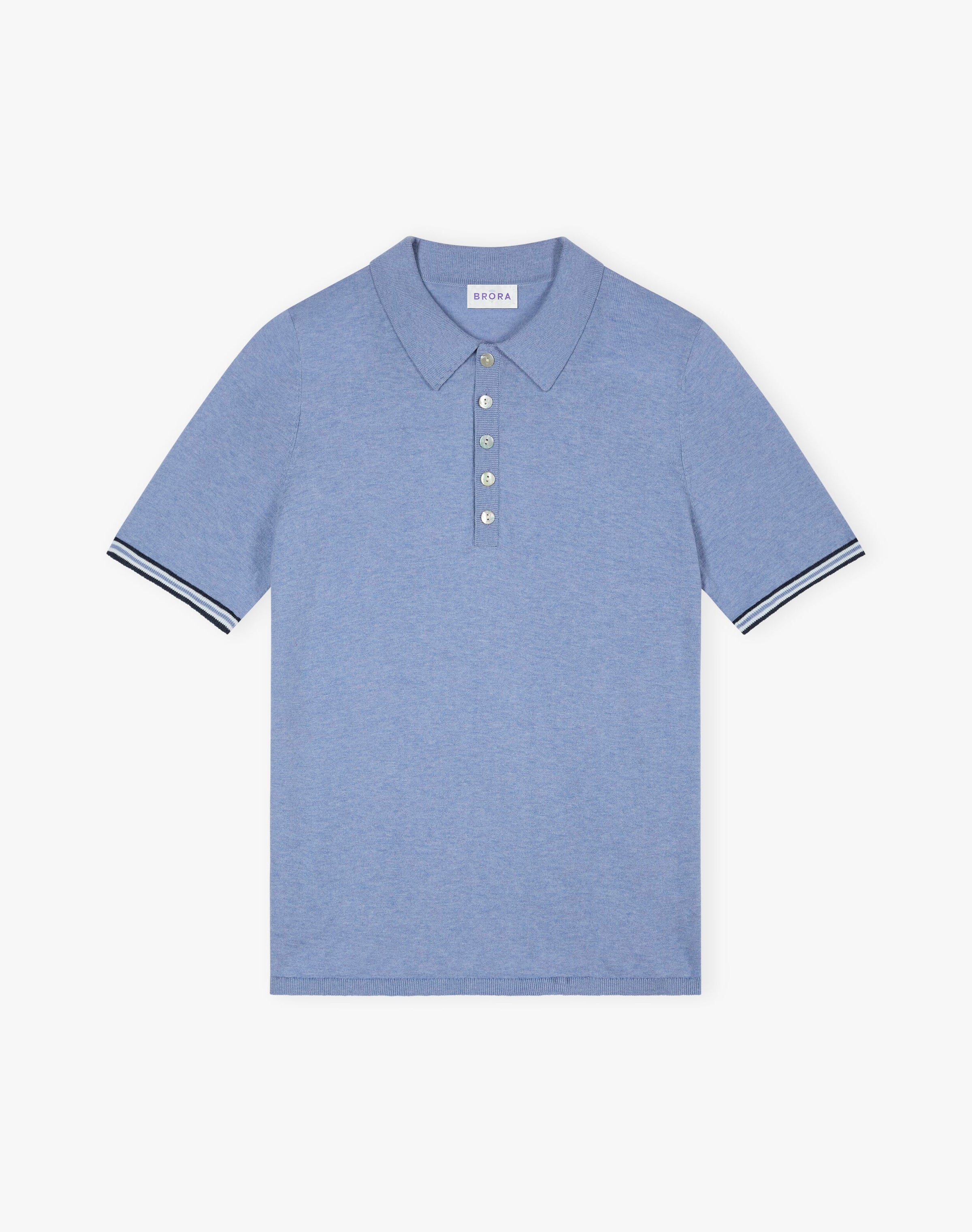 Cotton Knit Polo Shirt