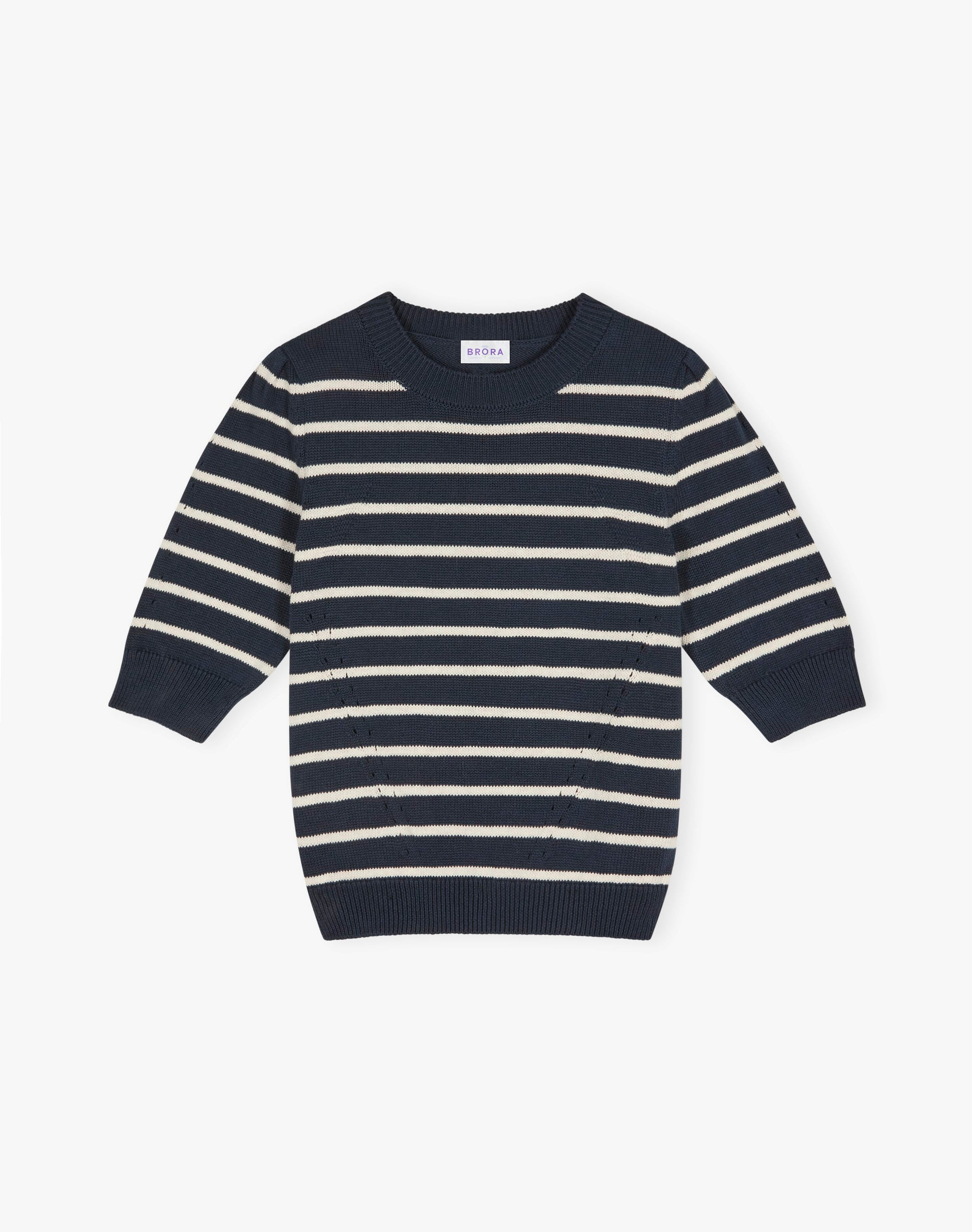 Cotton Knit Stripe Jumper
