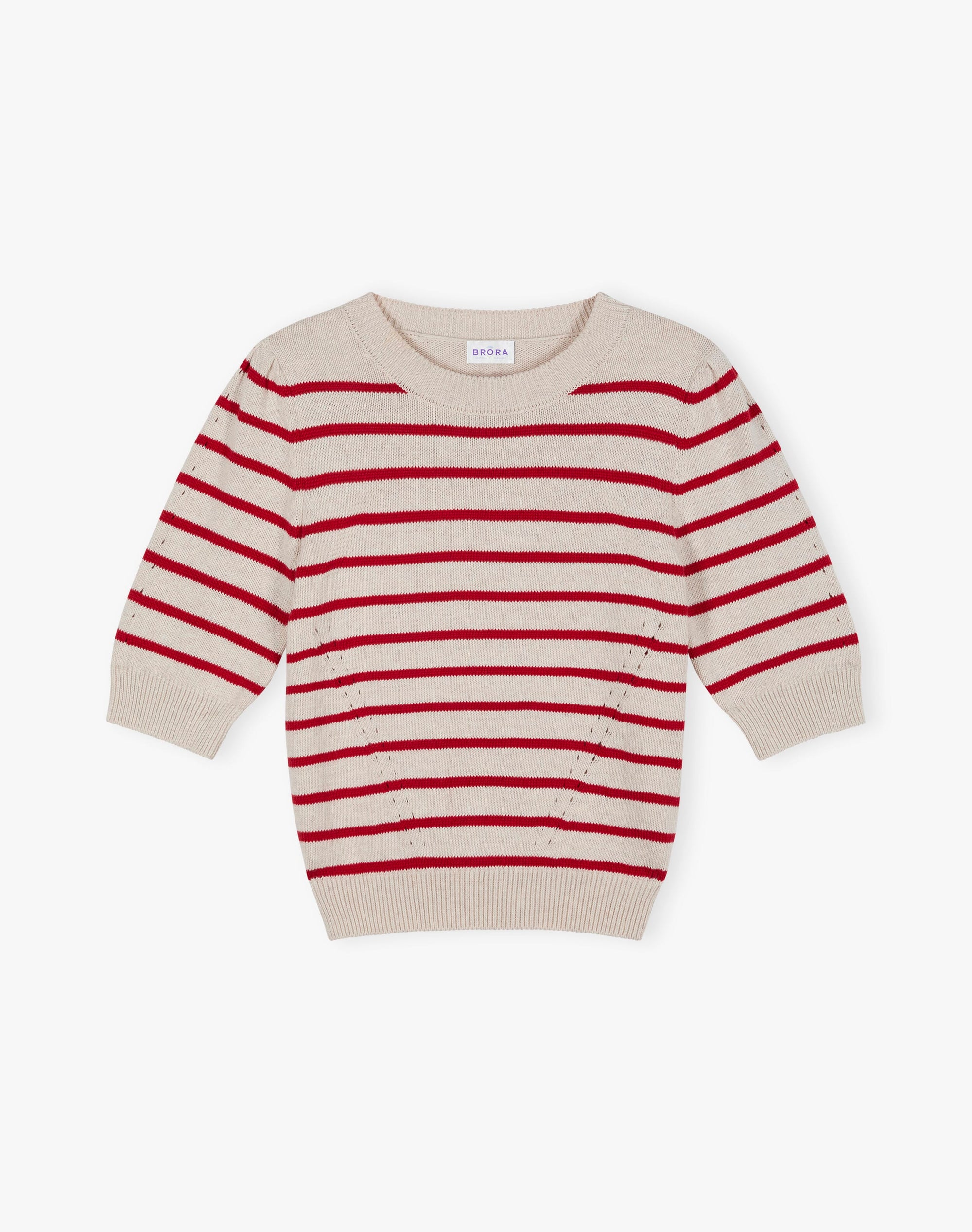 Cotton Knit Stripe Jumper