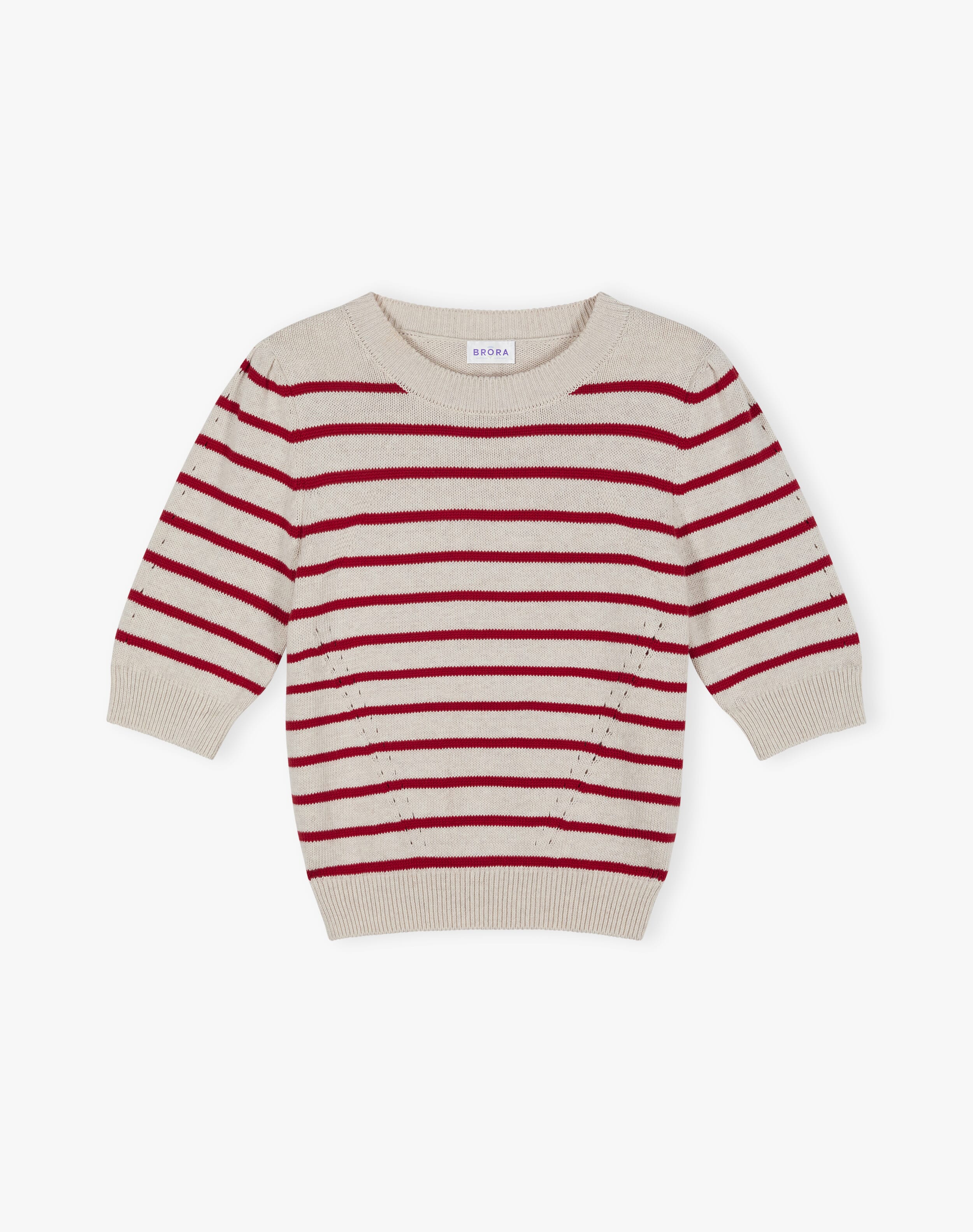 Cotton Knit Stripe Jumper