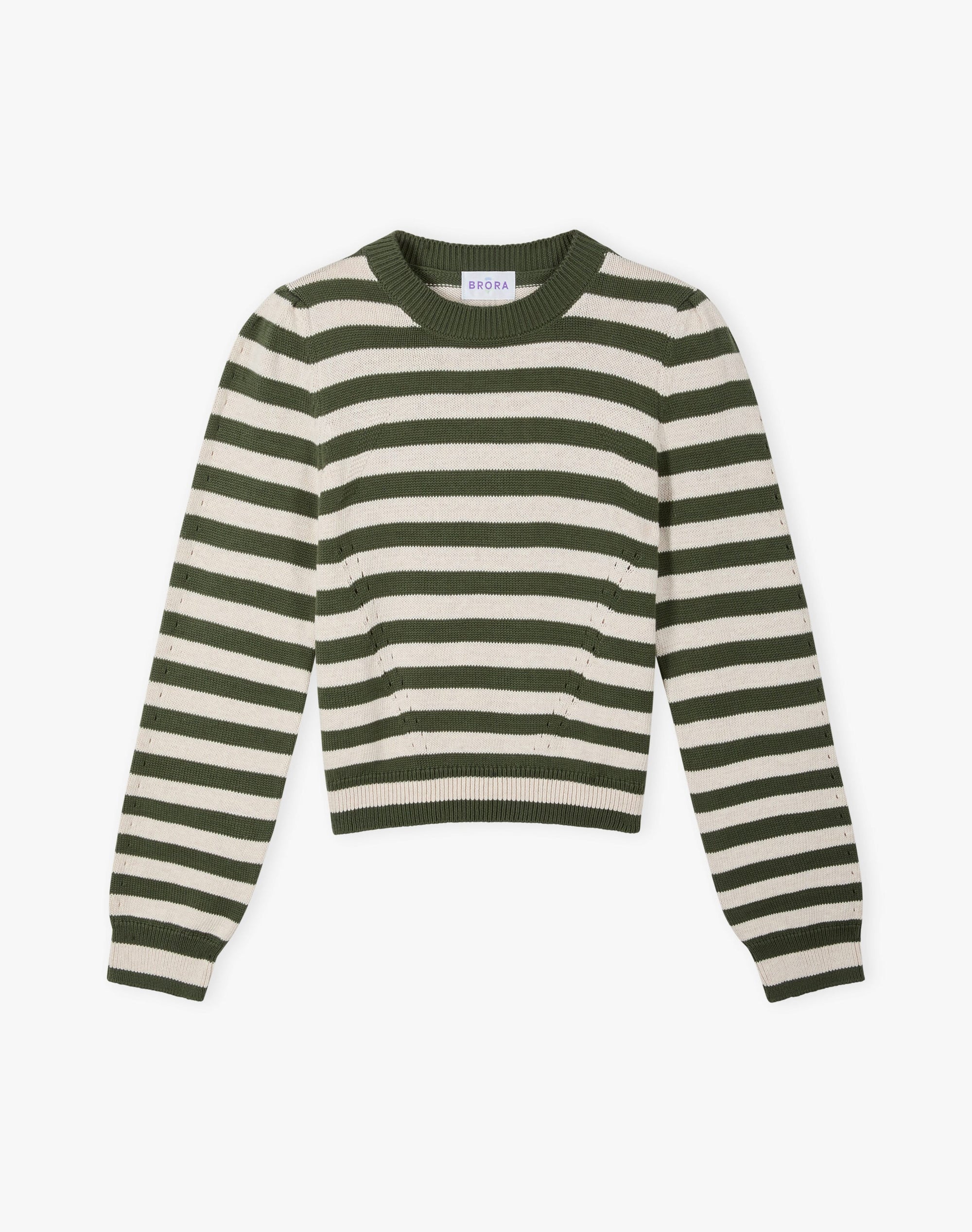 Cotton Knit Stripe Jumper