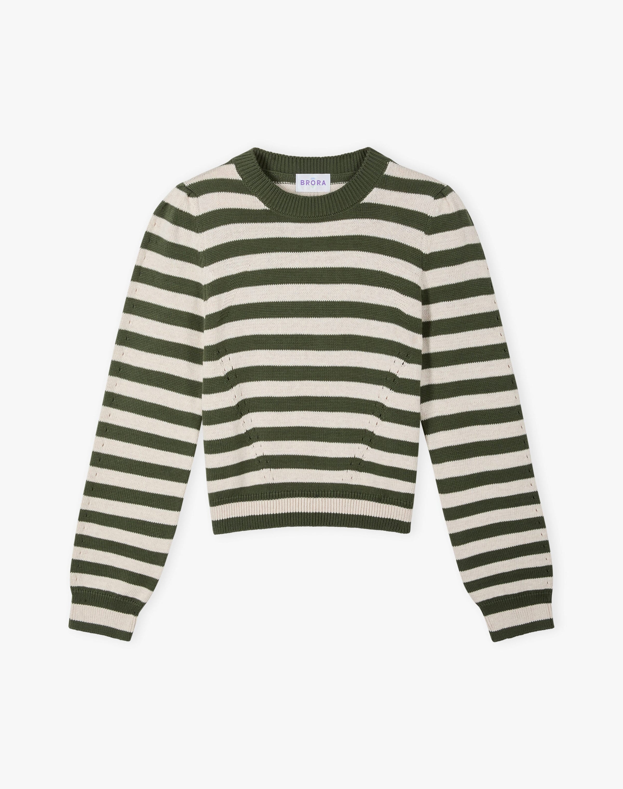 Cotton Knit Stripe Jumper