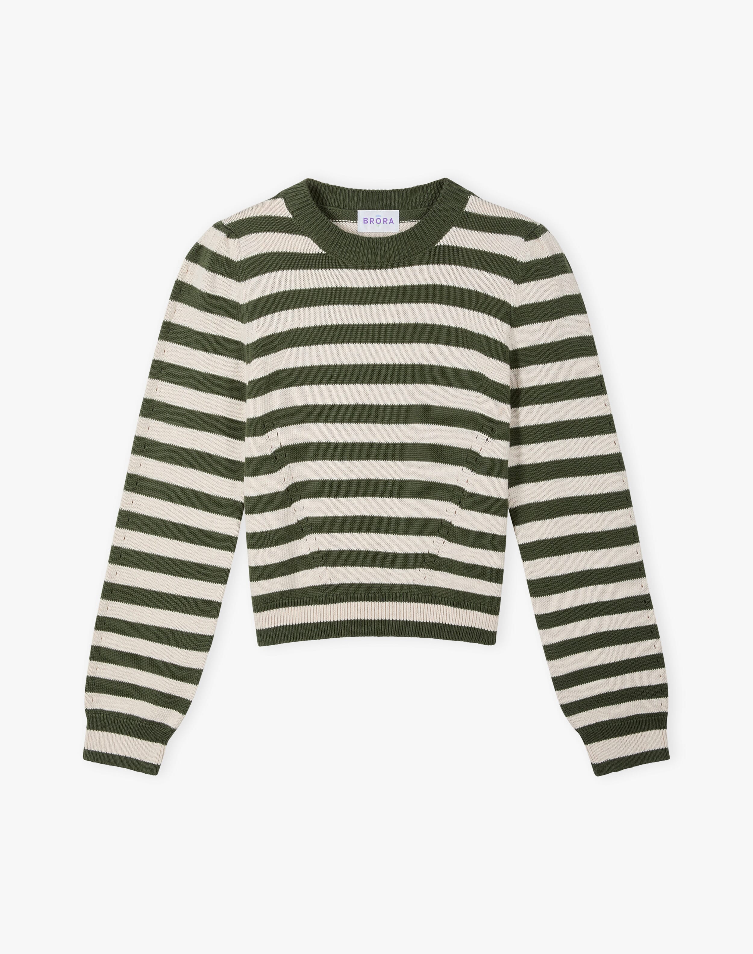 Cotton Knit Stripe Jumper