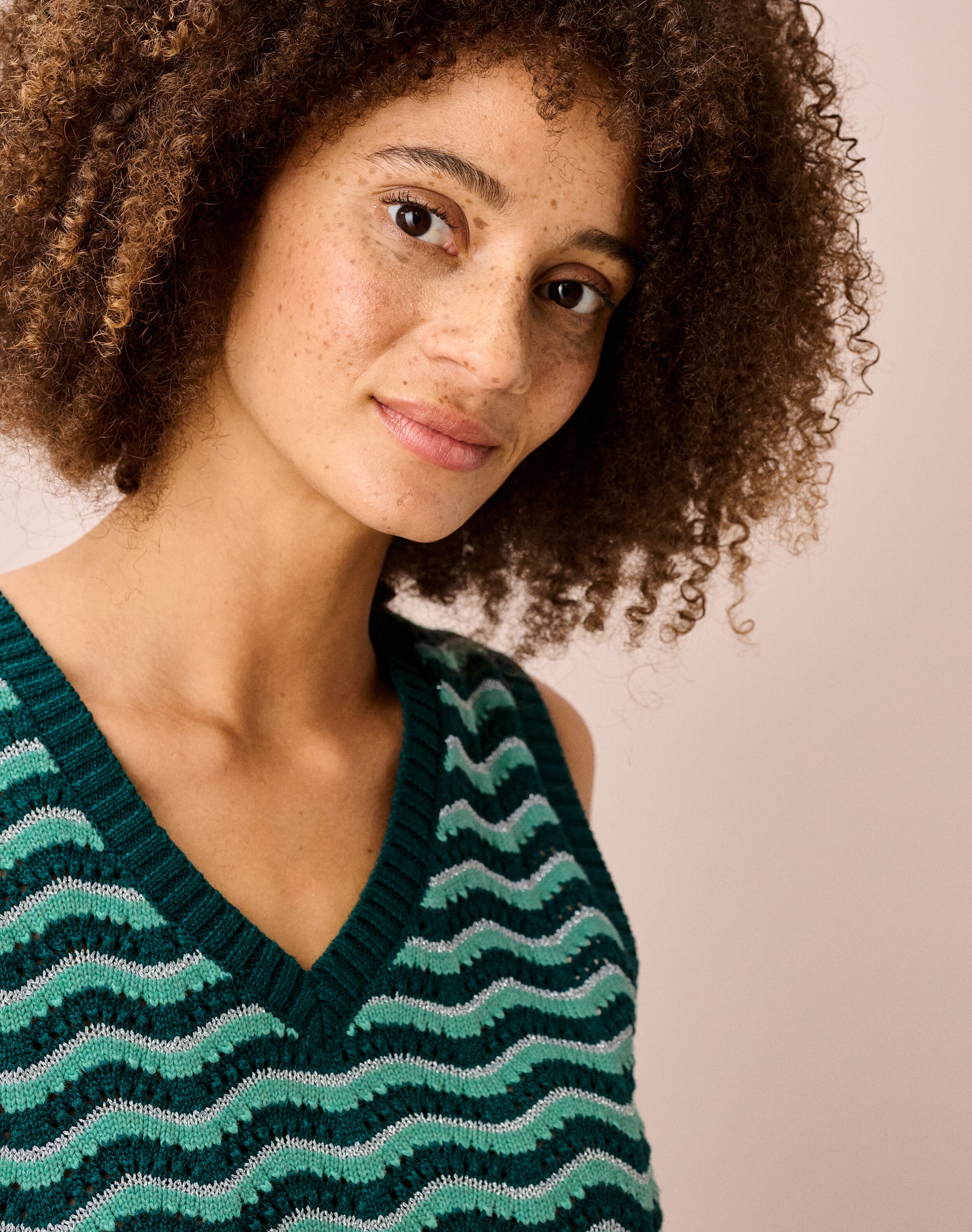 Cotton Wave Knit Tank