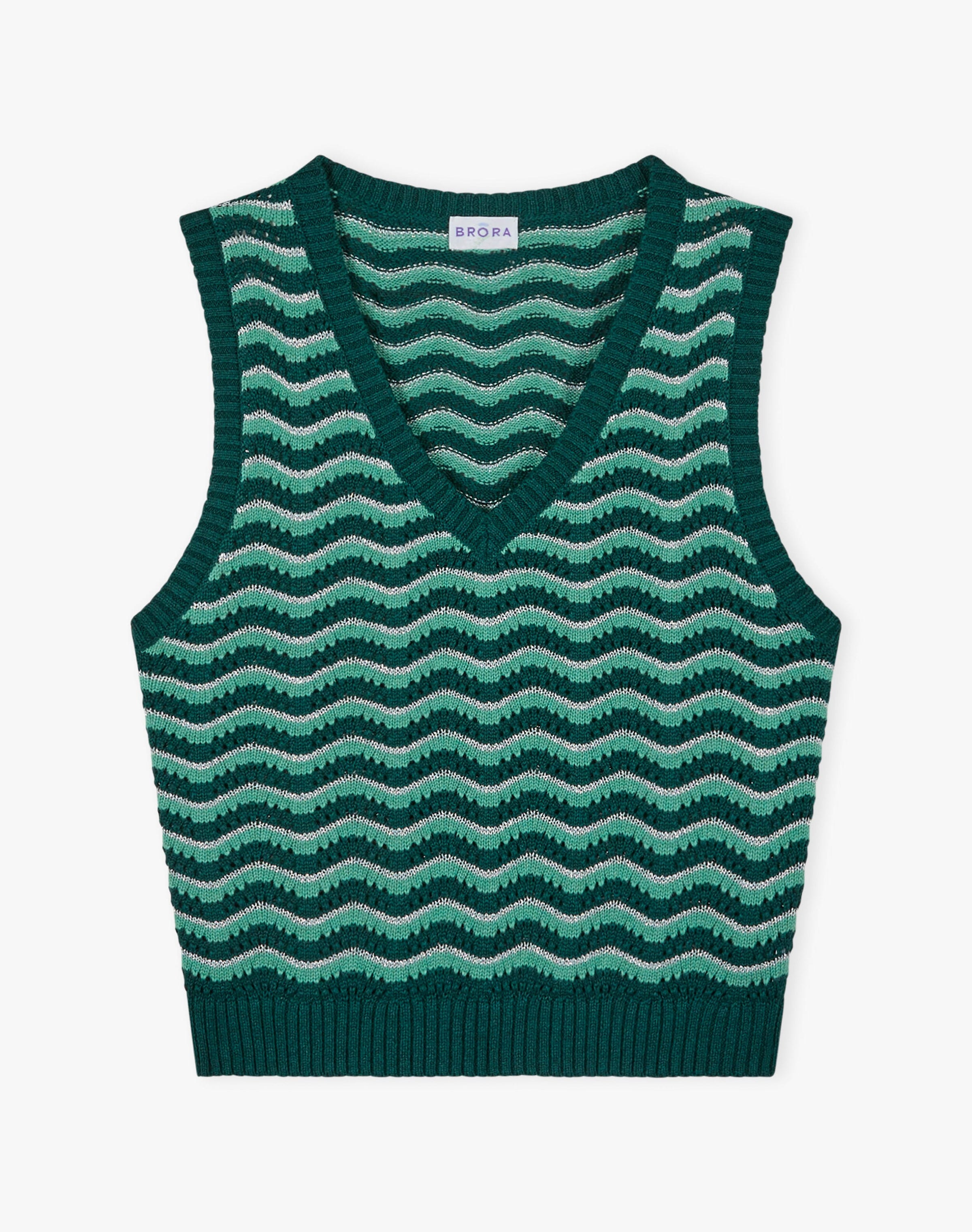Cotton Wave Knit Tank