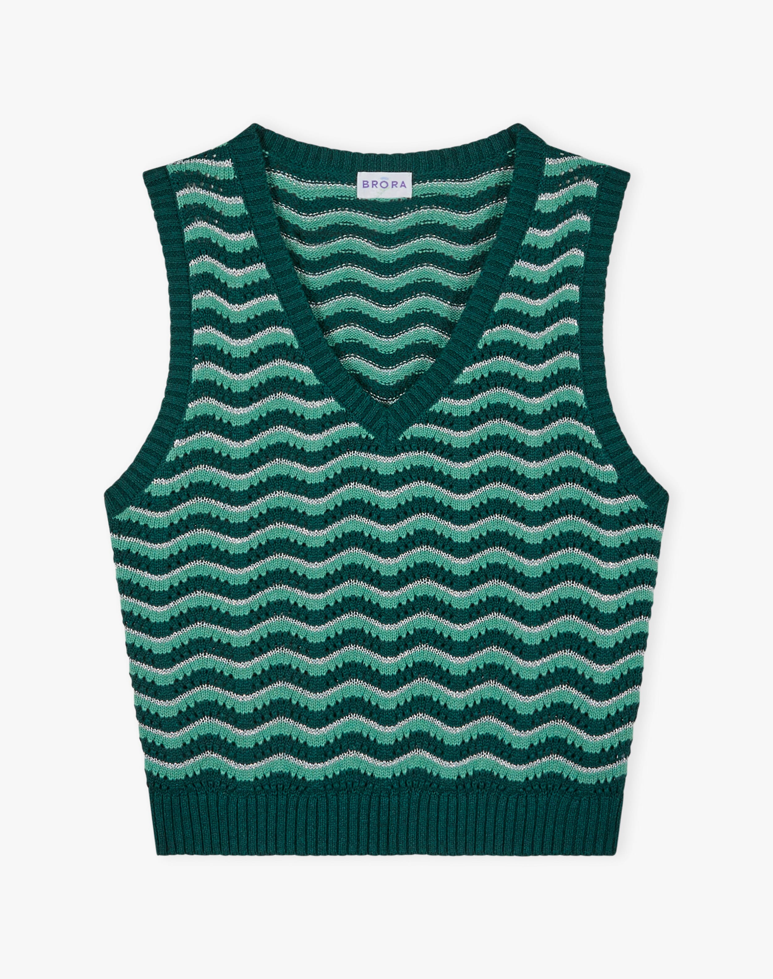 Cotton Wave Knit Tank