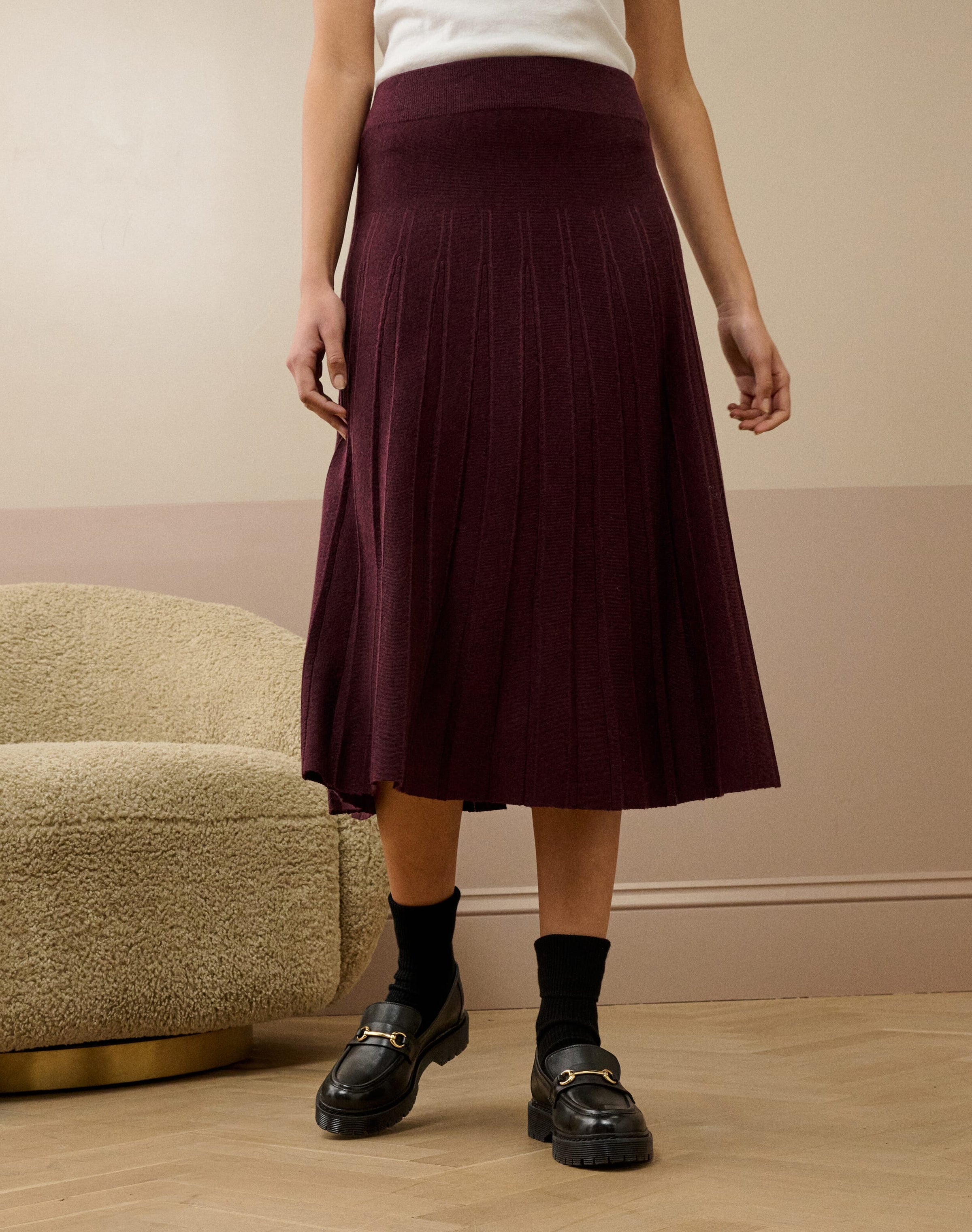 Merino Knitted Skirt