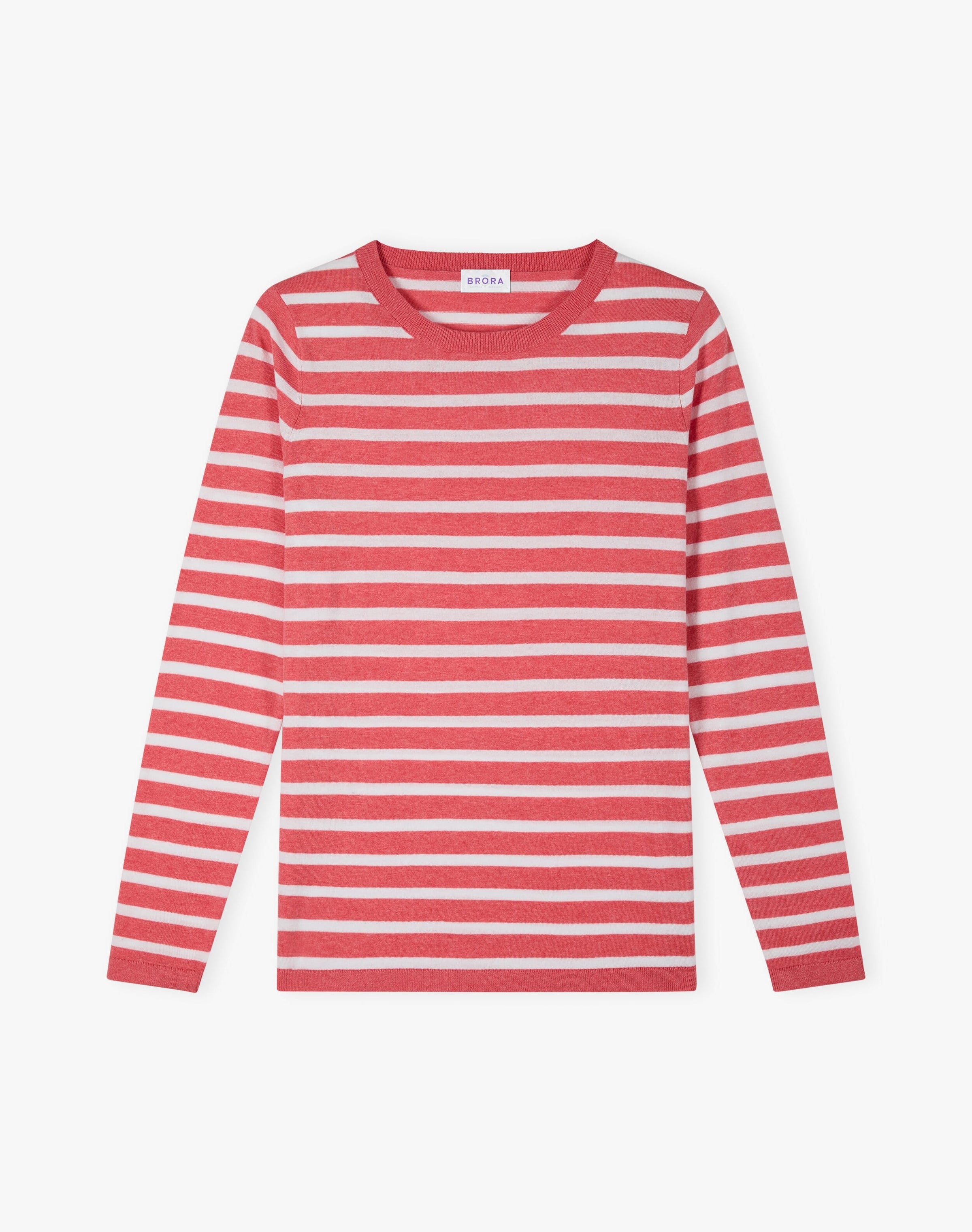 Cotton Knit Stripe T-Shirt