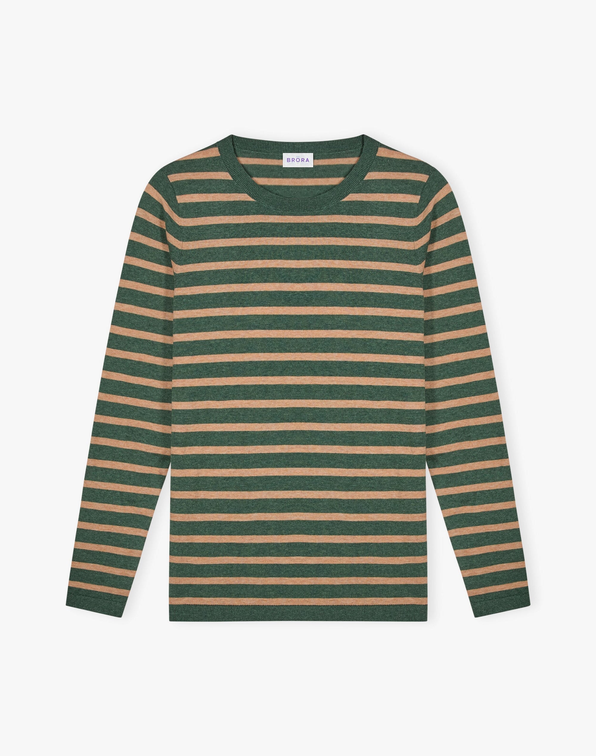 Cotton Knit Stripe T-Shirt
