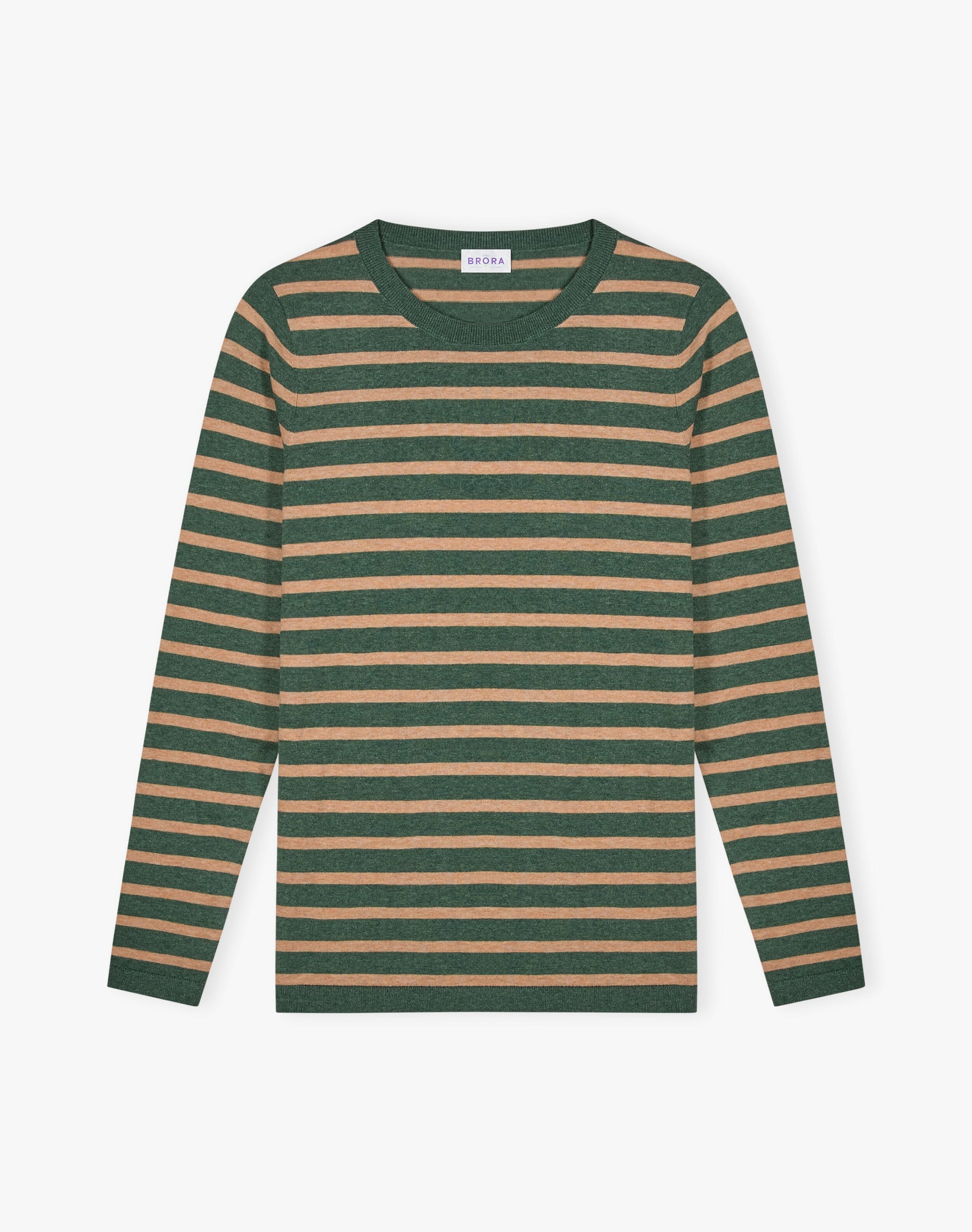 Cotton Knit Stripe T-Shirt