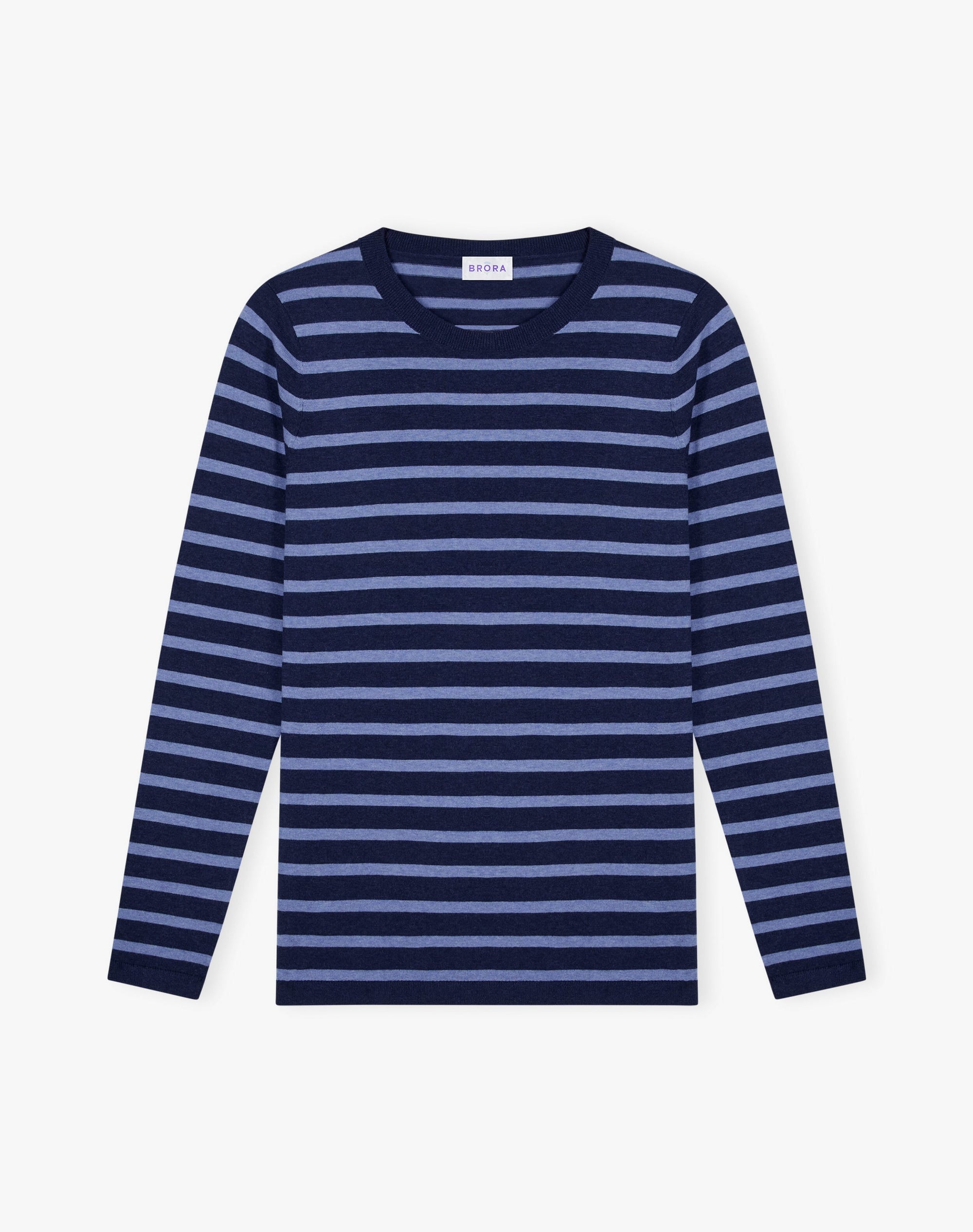 Cotton Knit Stripe T-Shirt