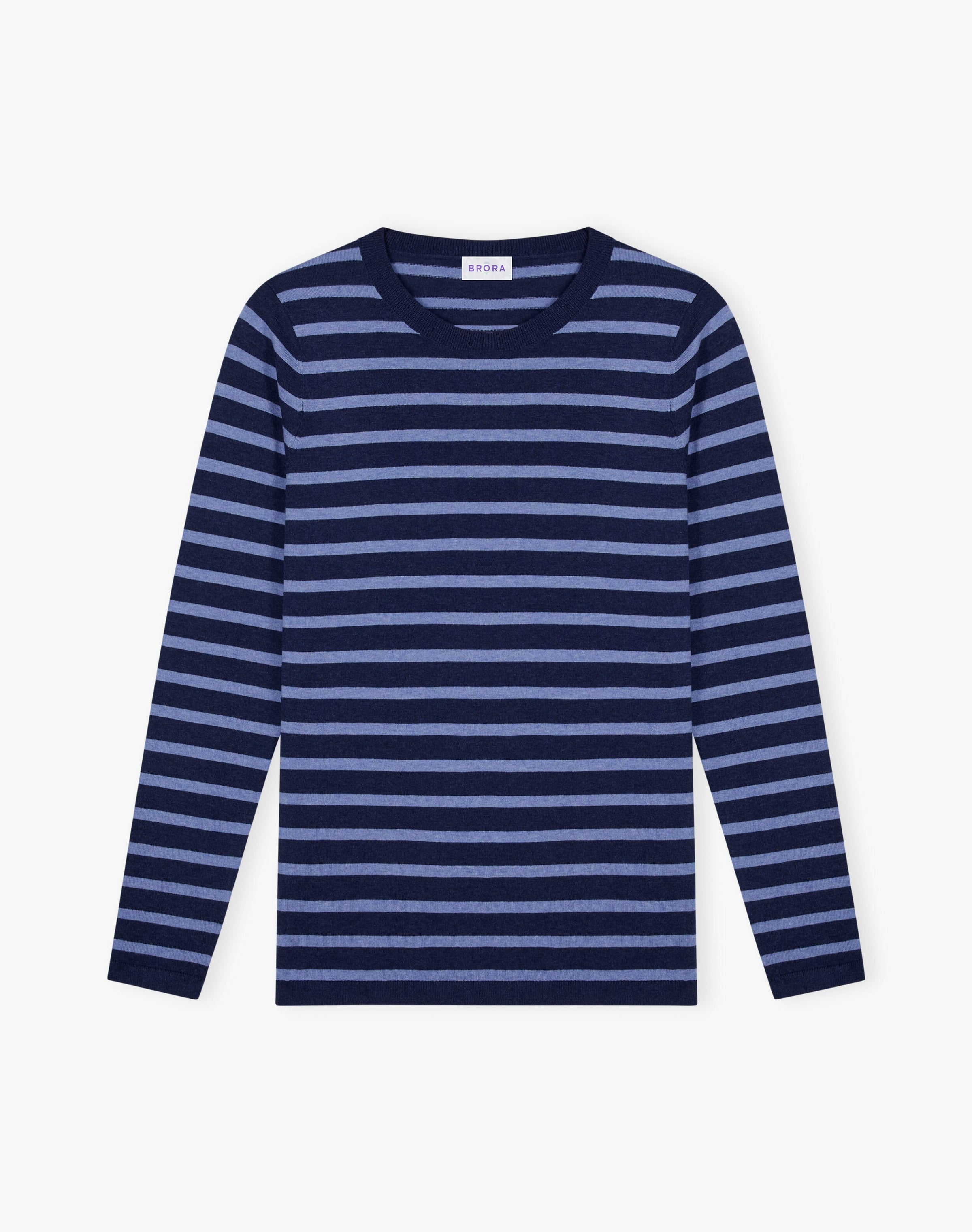 Cotton Knit Stripe T-Shirt