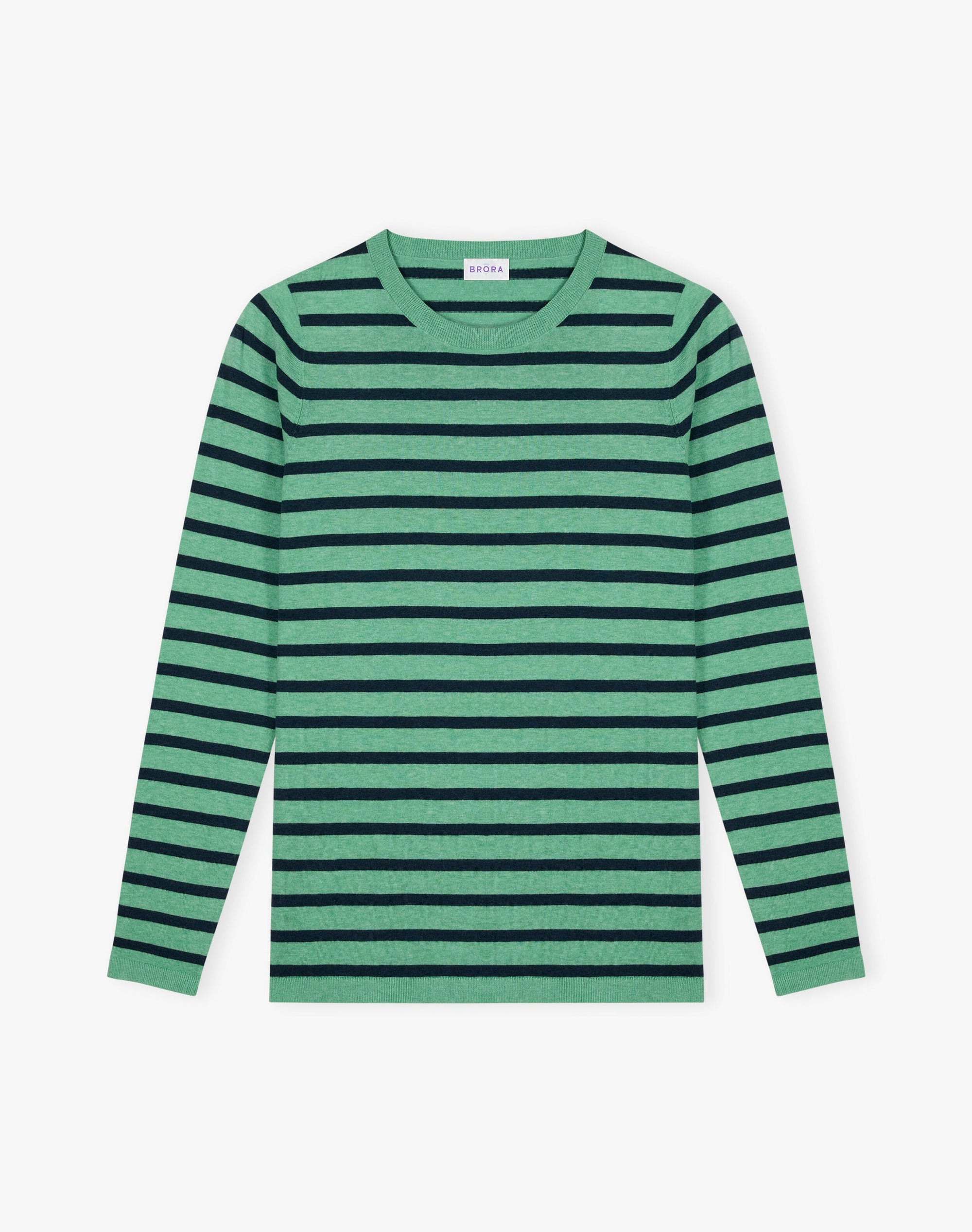 Cotton Knit Stripe T-Shirt
