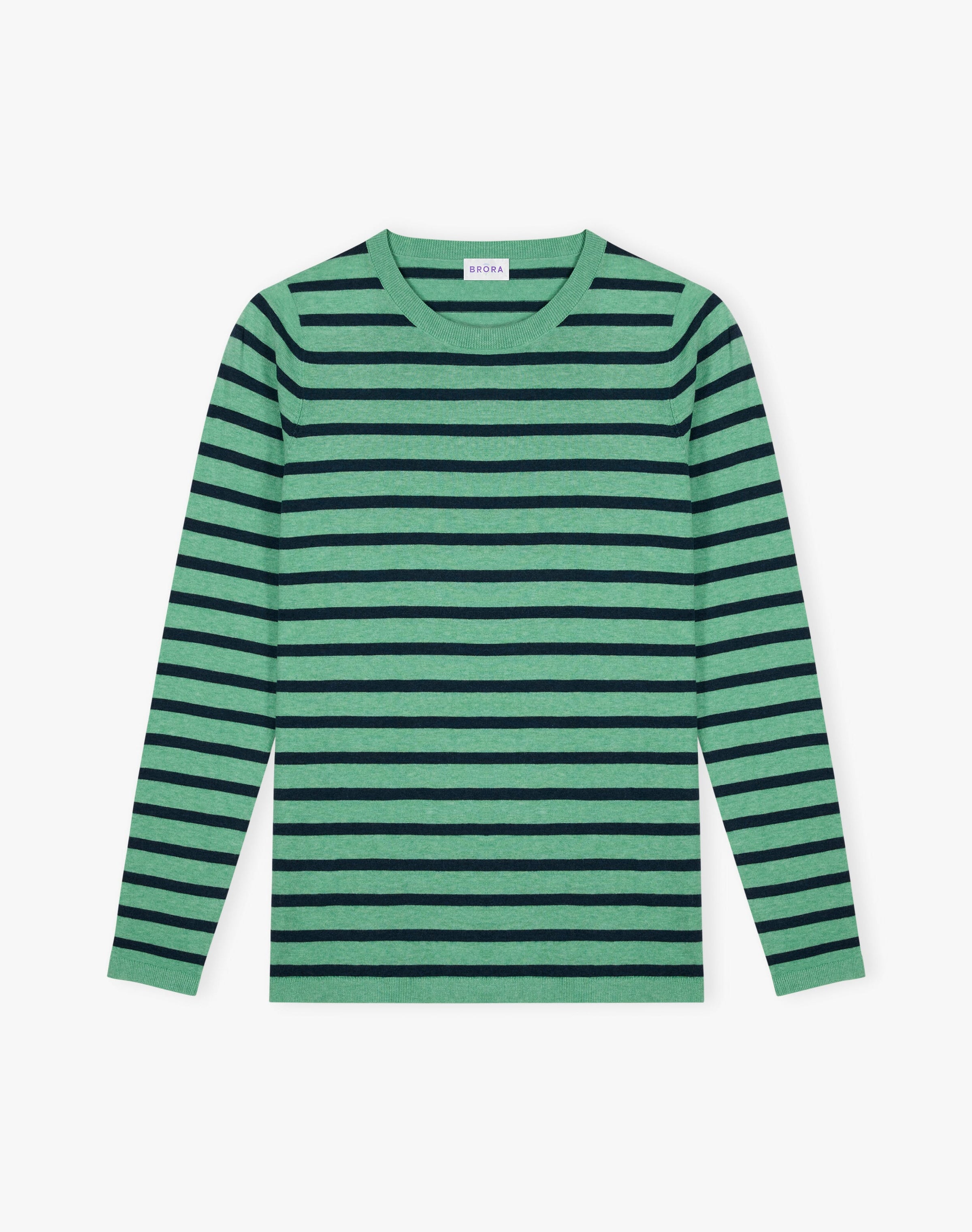 Cotton Knit Stripe T-Shirt