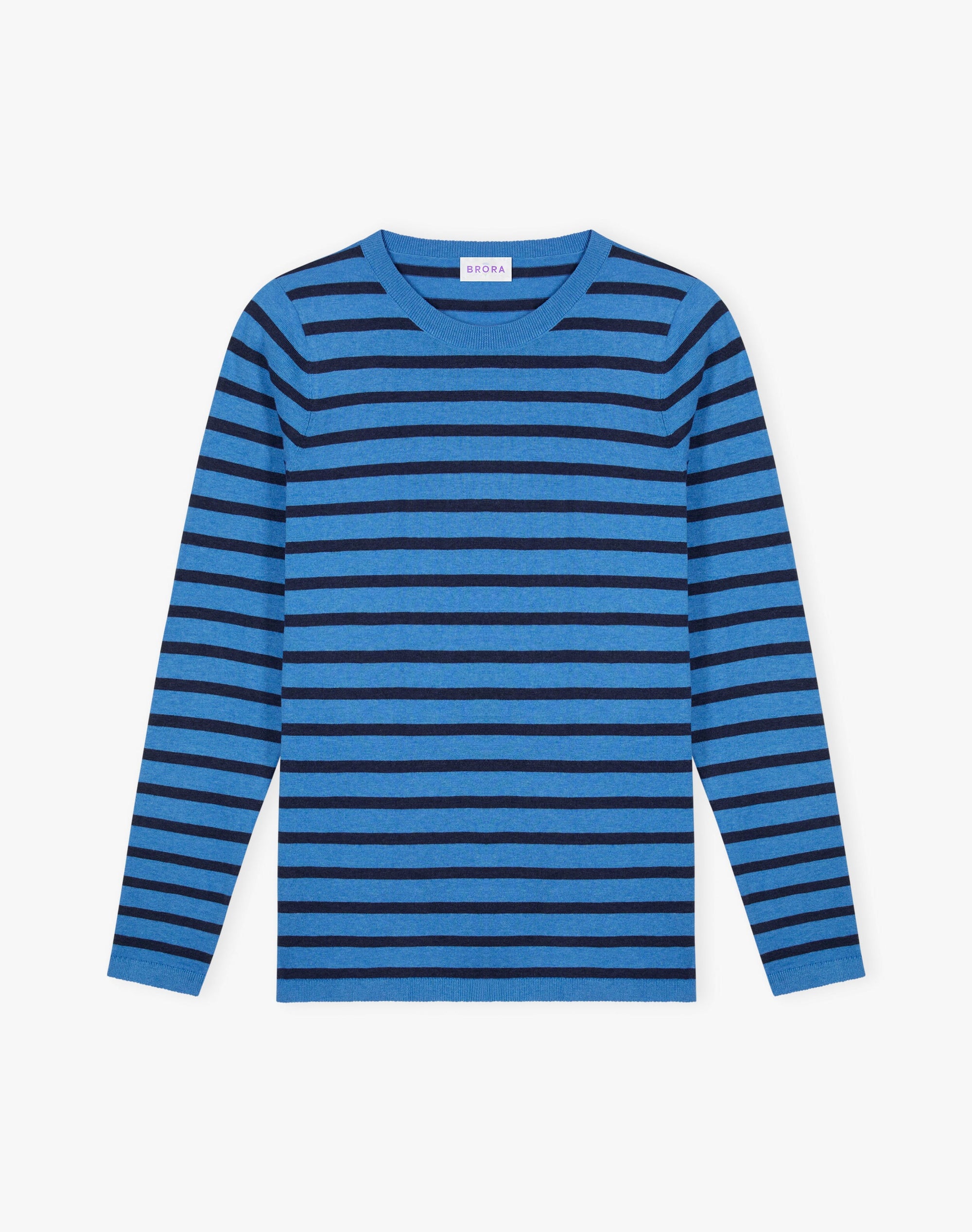 Cotton Knit Stripe T-Shirt
