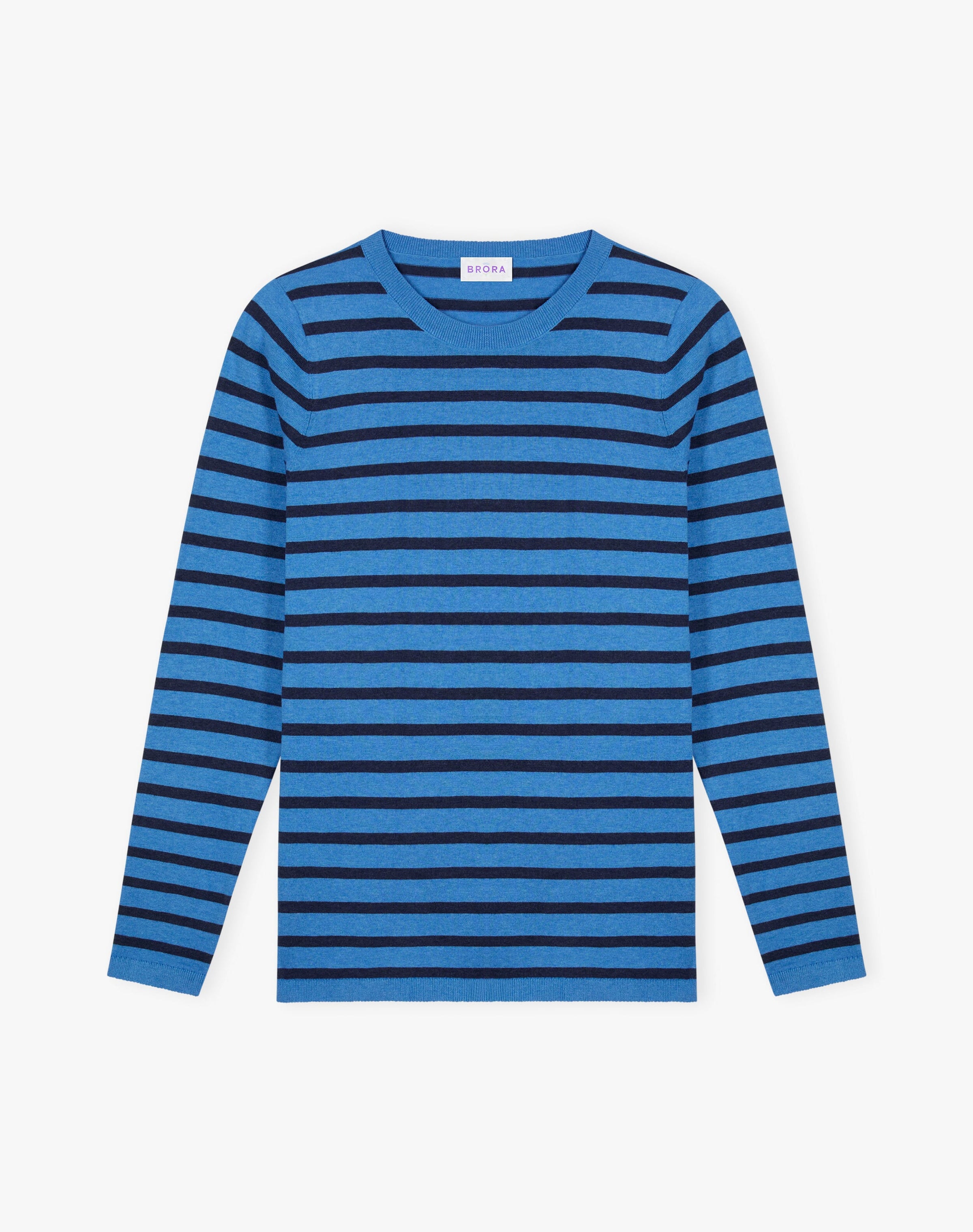 Cotton Knit Stripe T-Shirt