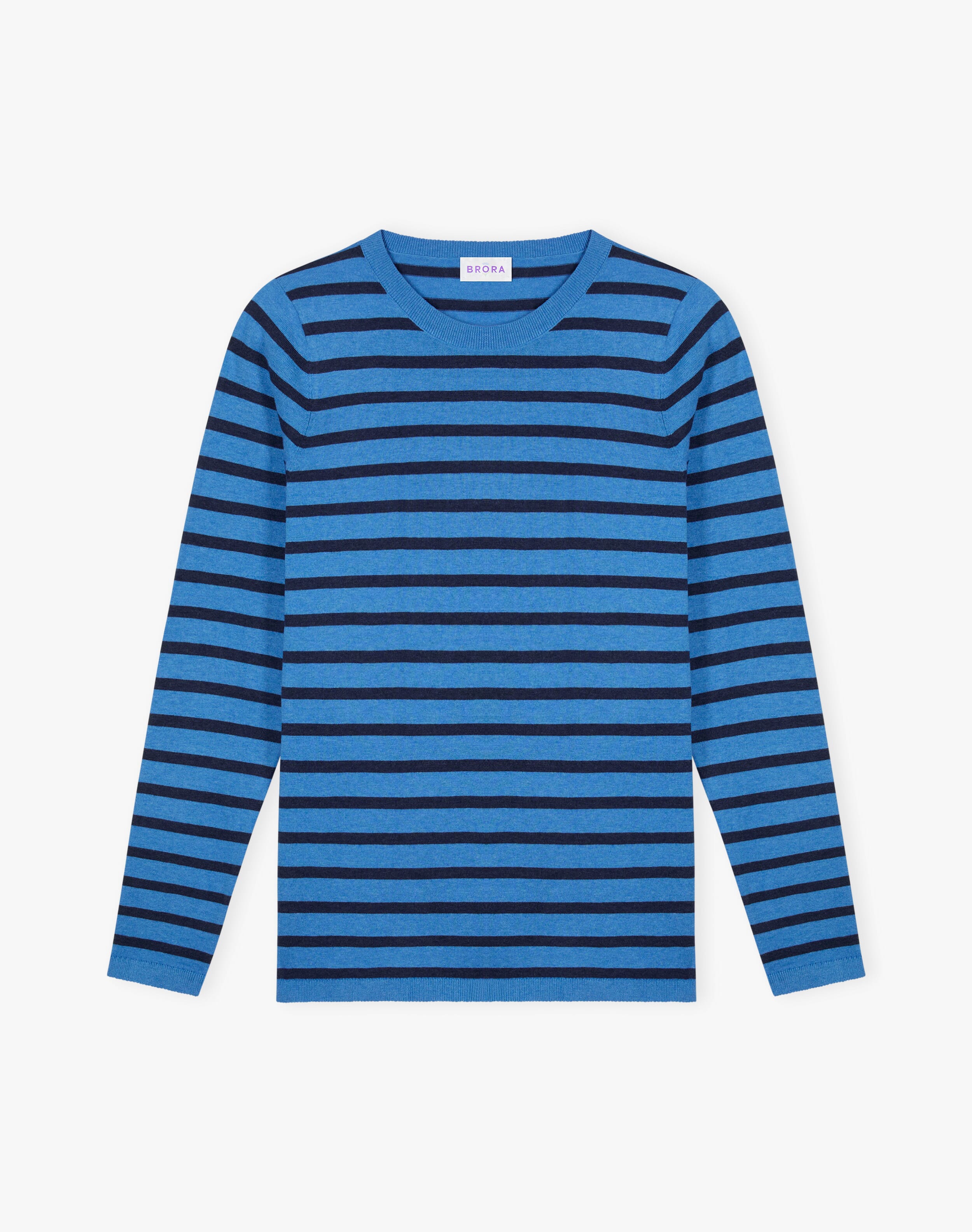Cotton Knit Stripe T-Shirt