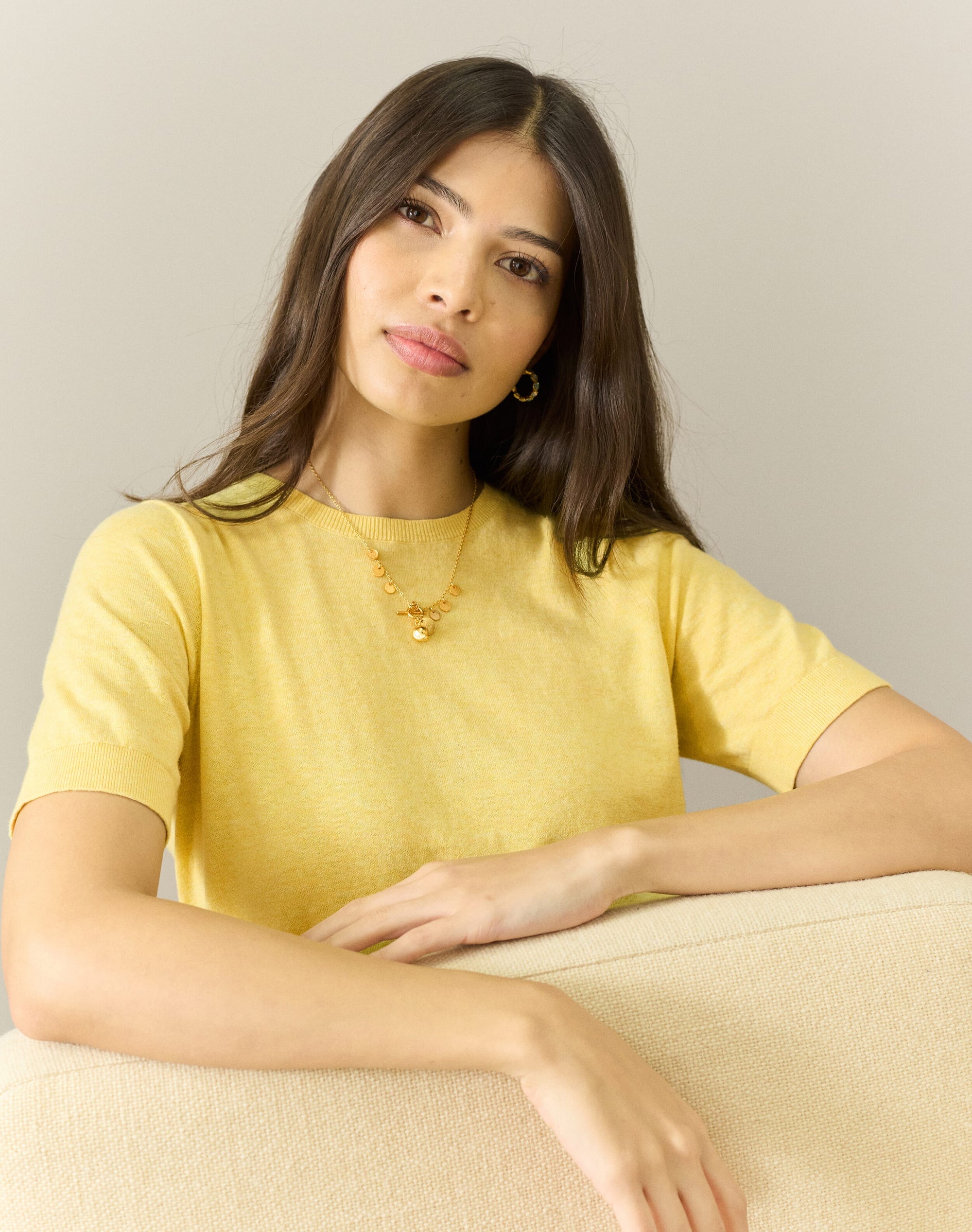 Cotton Knit Classic T-Shirt