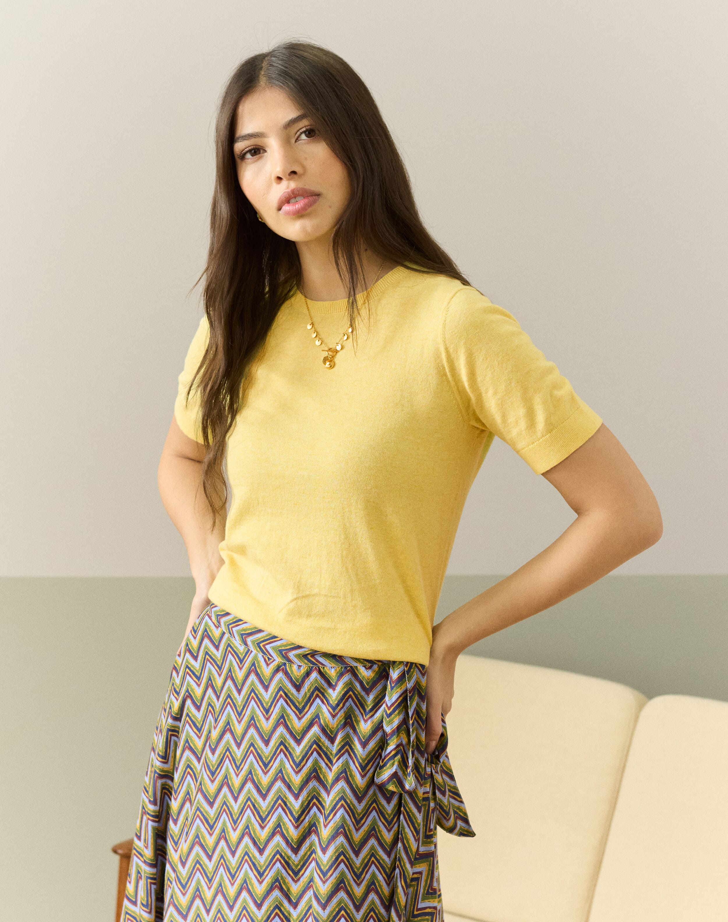 Cotton Knit Classic T-Shirt