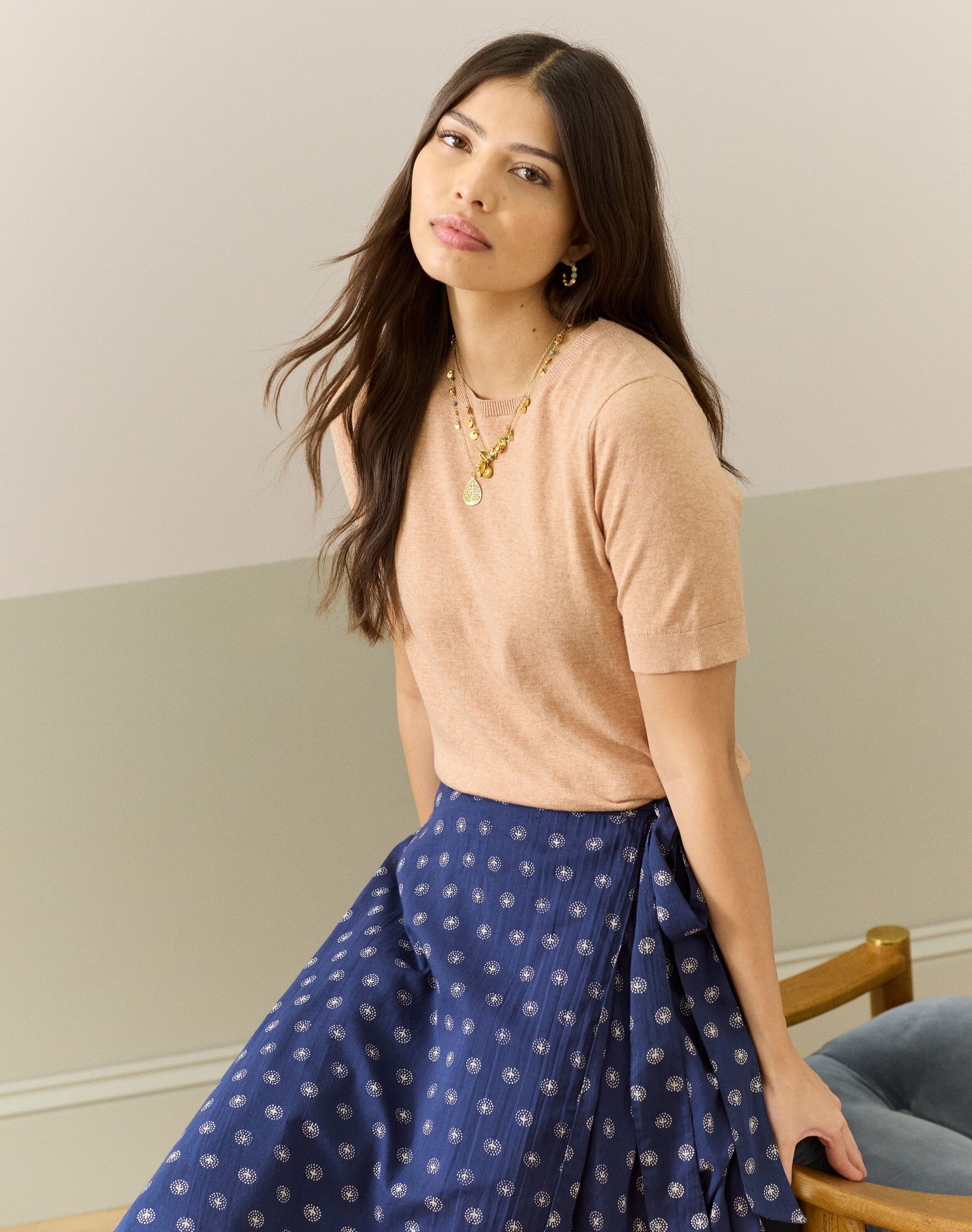 Cotton Knit Classic T-Shirt
