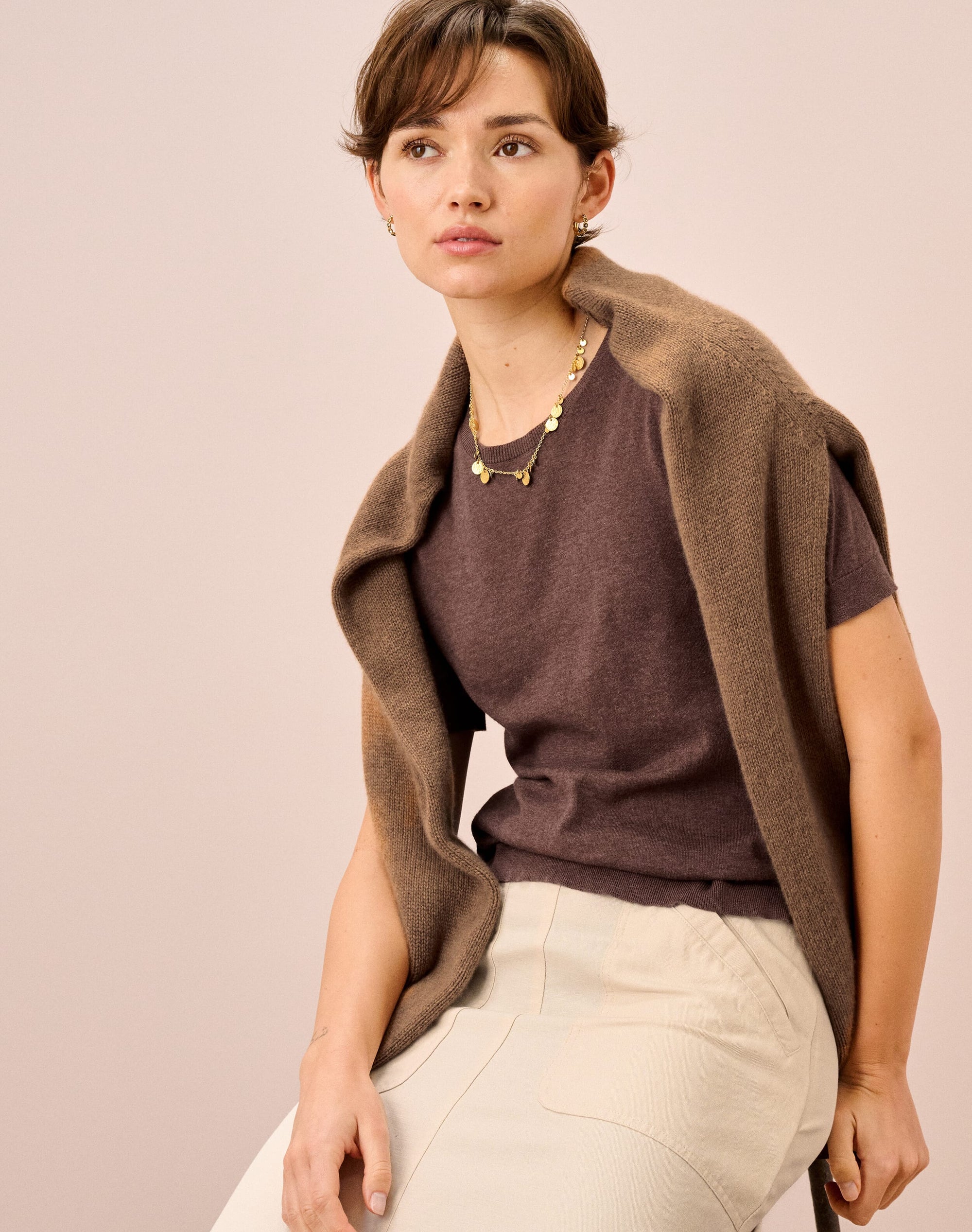 Cotton Knit Classic T-Shirt