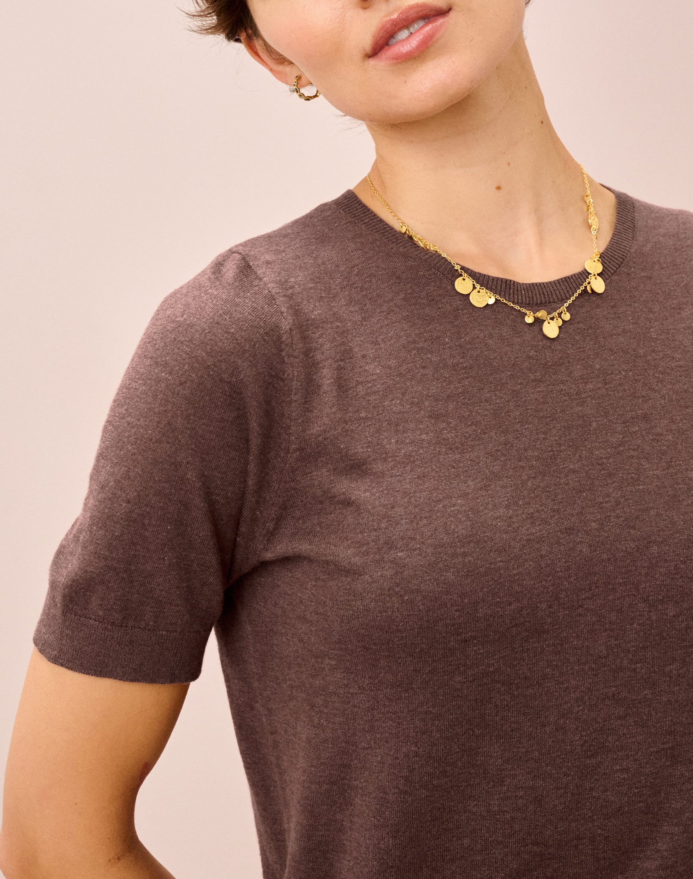 Cotton Knit Classic T-Shirt